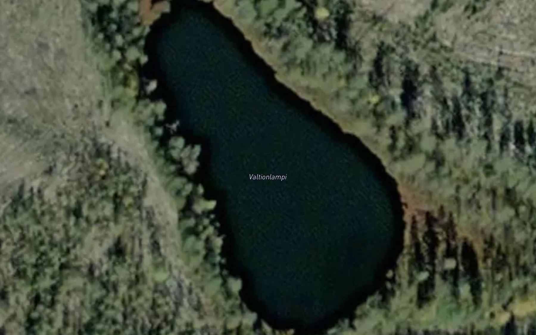 Satellite map of the Valtionlampi