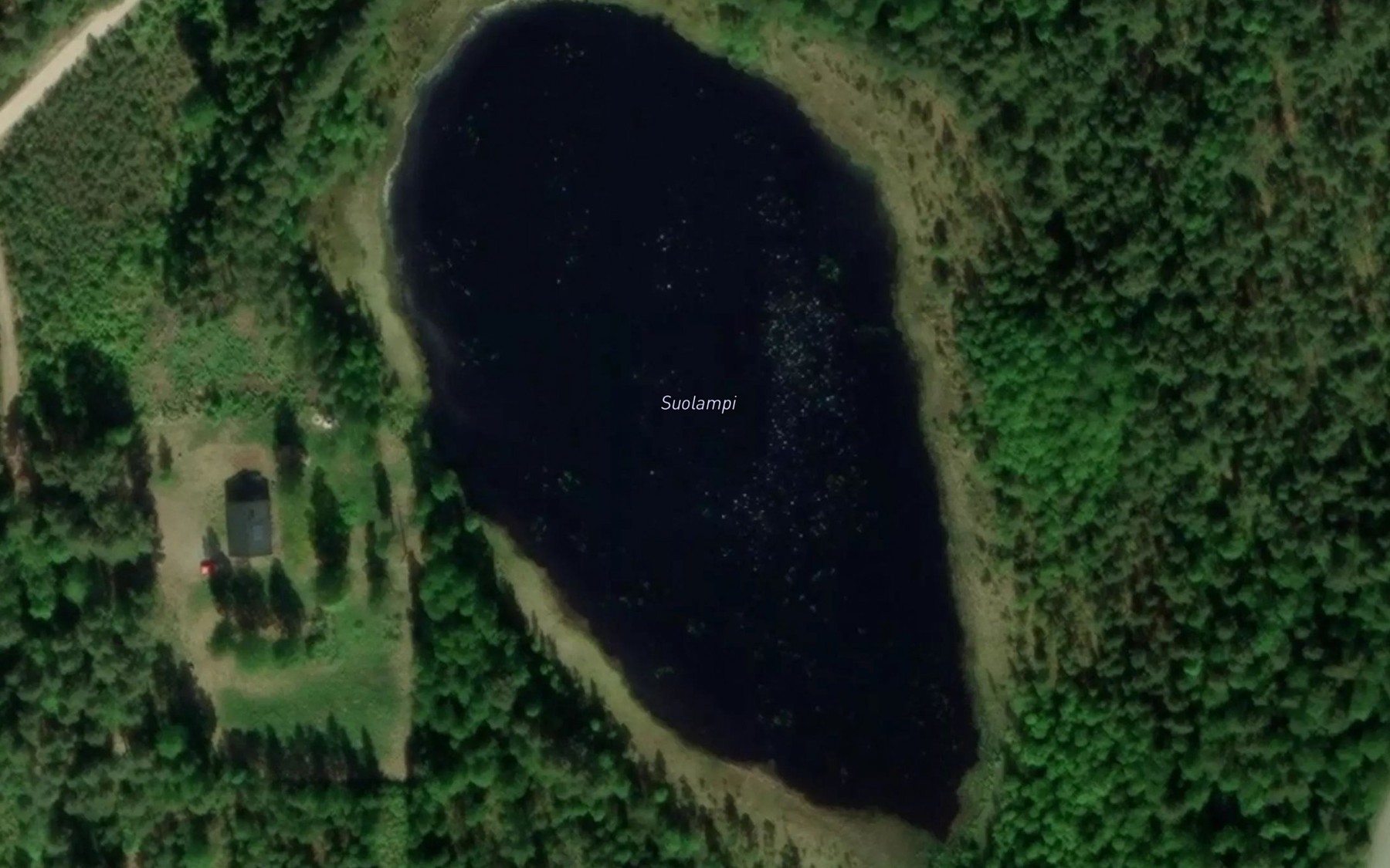 Satellite map of the Suolampi