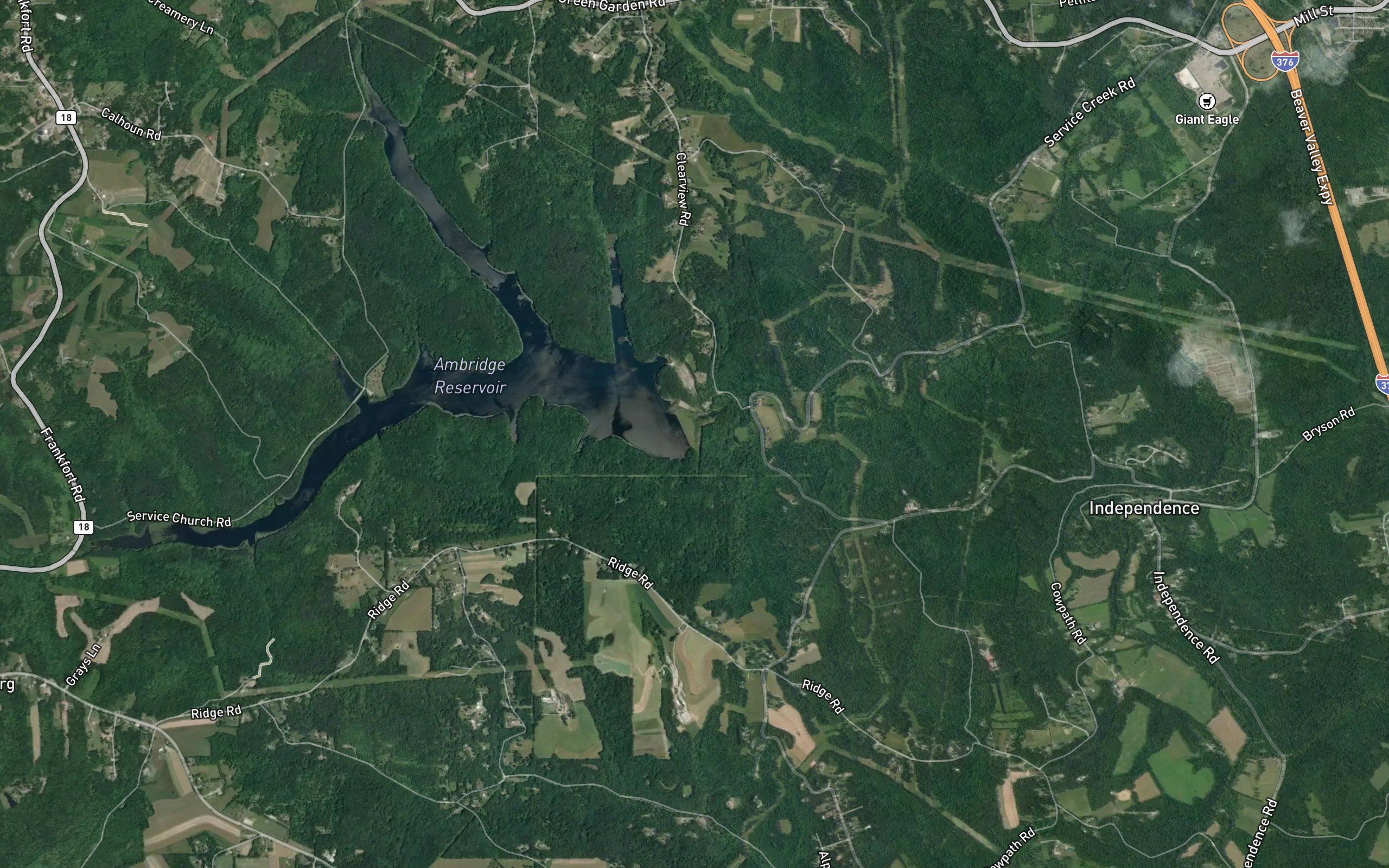 Service Creek Reservoir
