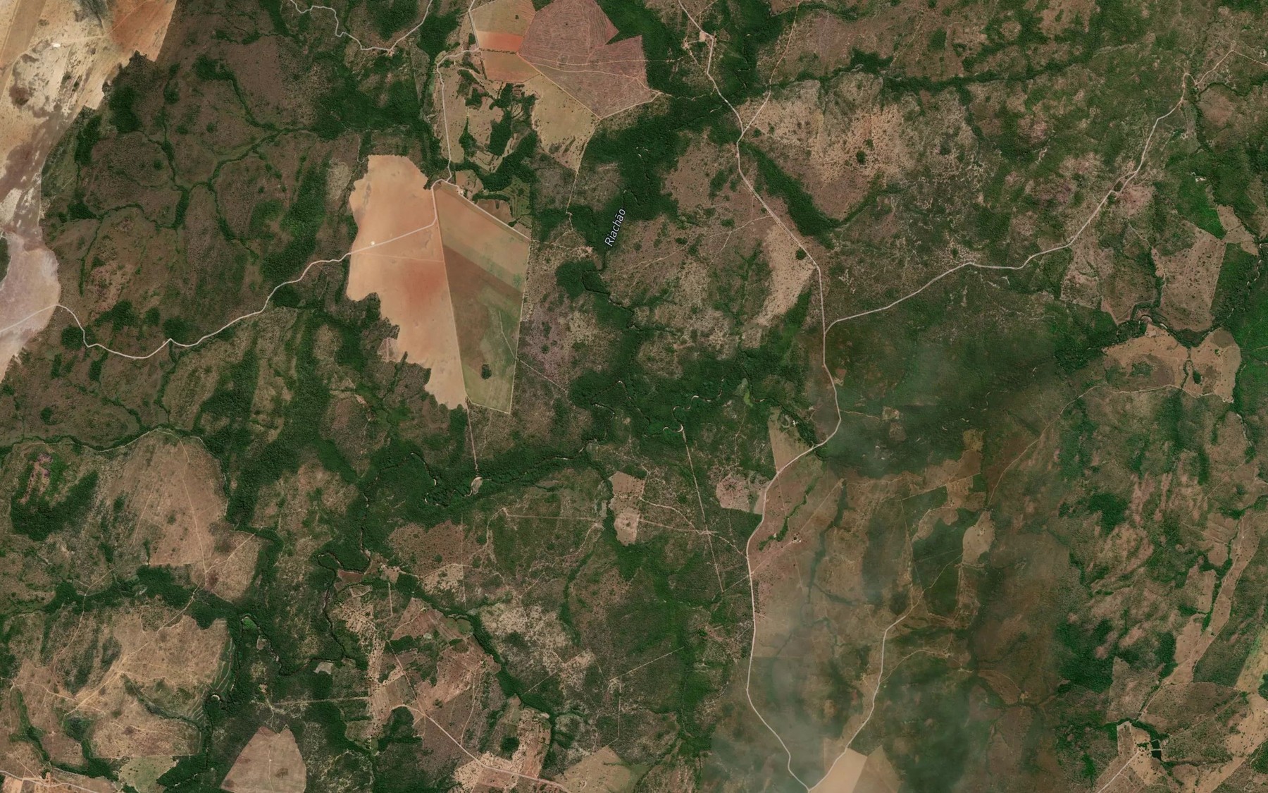 Satellite map of the Riachao