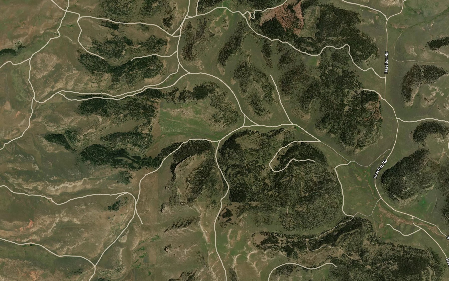 Satellite map of the Big Spring