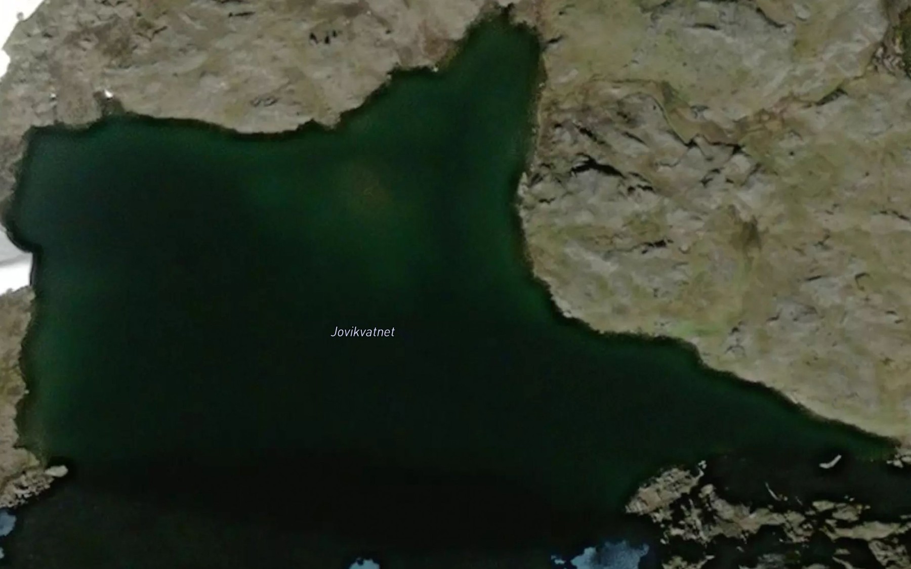Satellite map of the Jovikvatnet