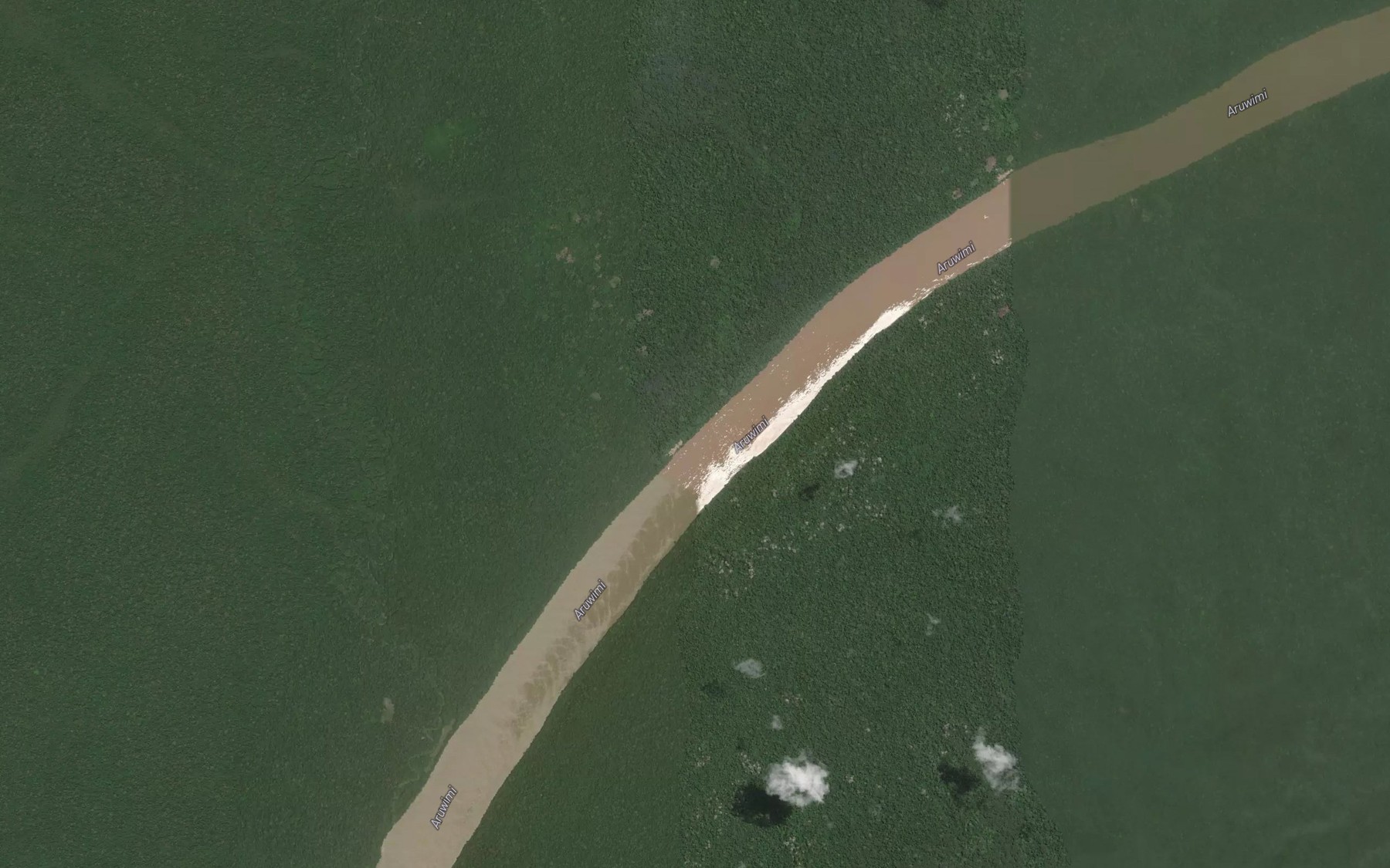Satellite map of the Mangako