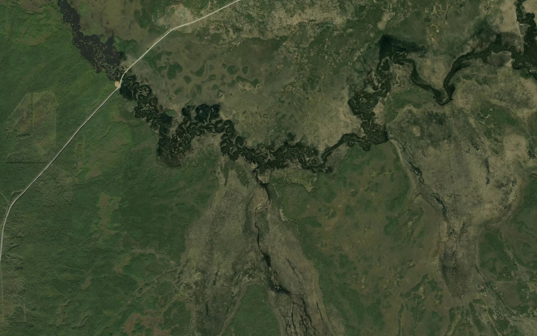 Satellite map of the Siaktali
