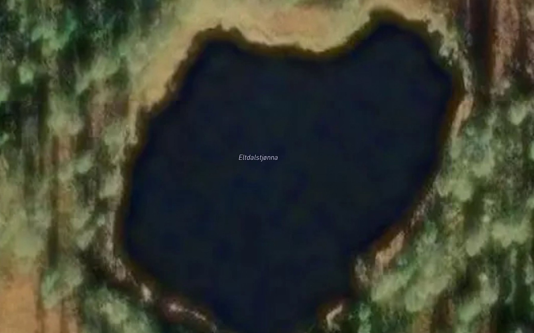 Satellite map of the Eltdalstjorna