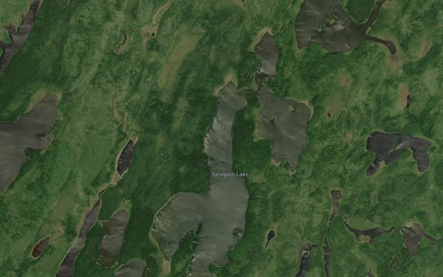 Satellite map of the Yarington Lake