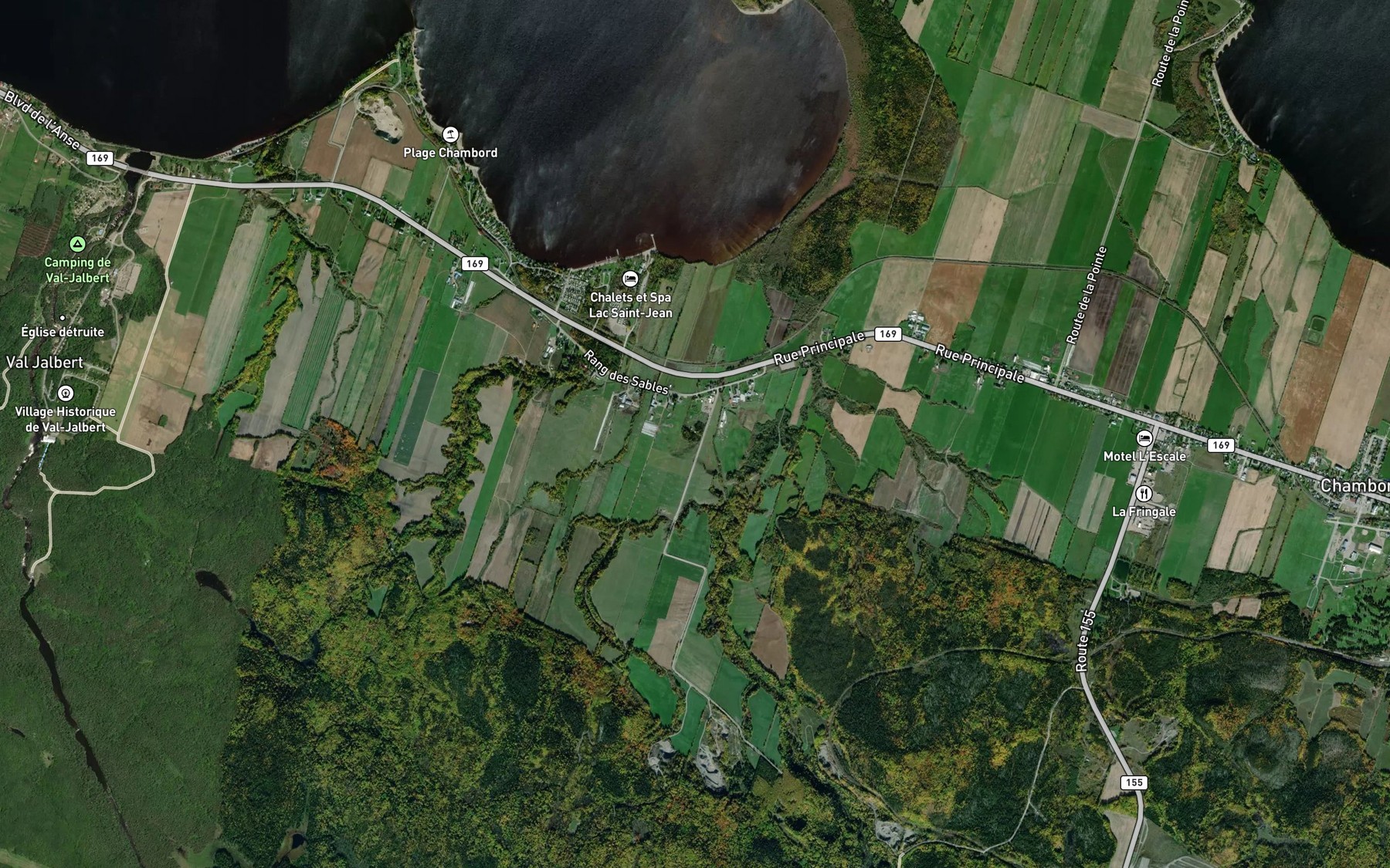 Satellite map of the Cours d'eau Potvin