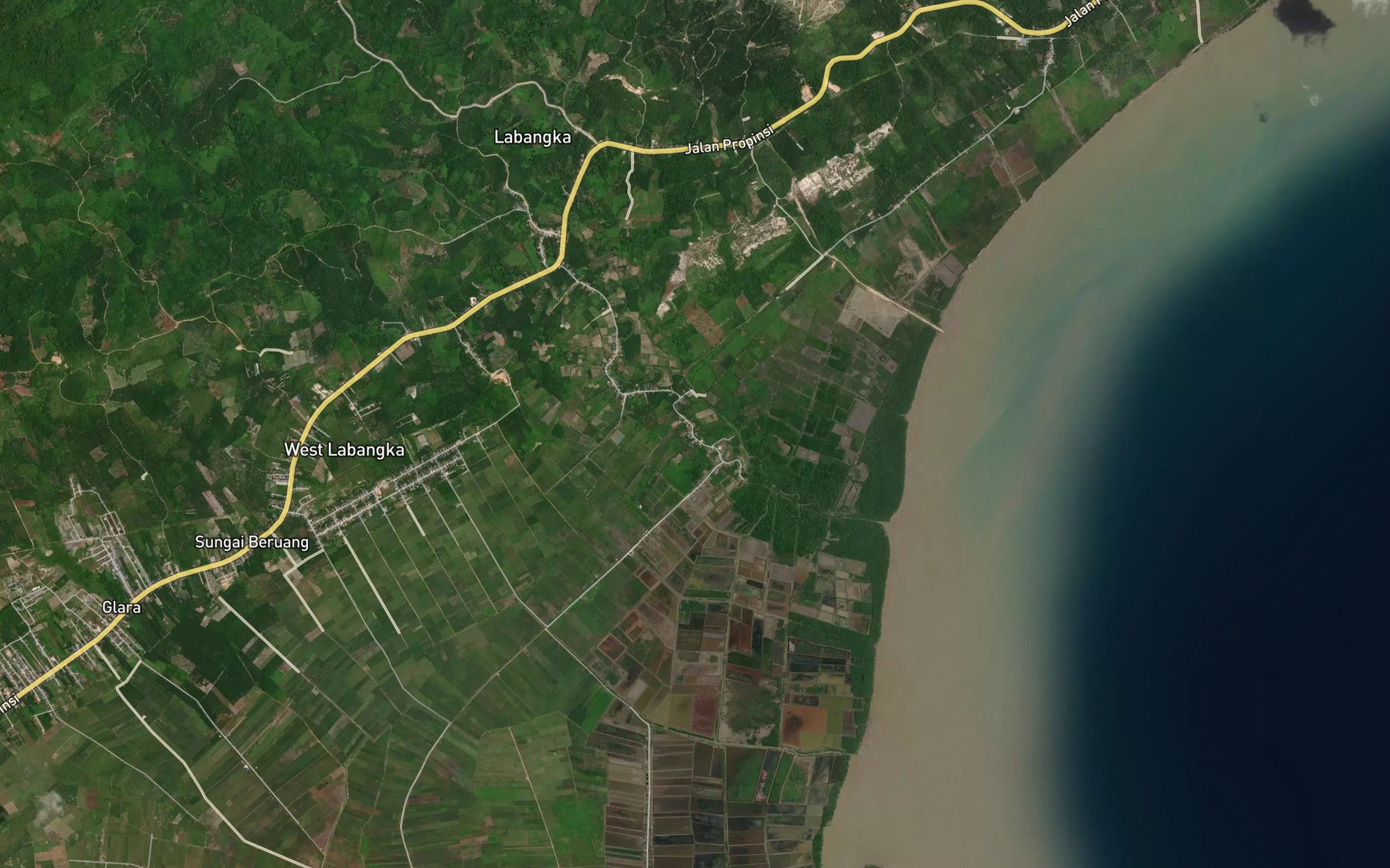 Satellite map of the Sungai Masapa