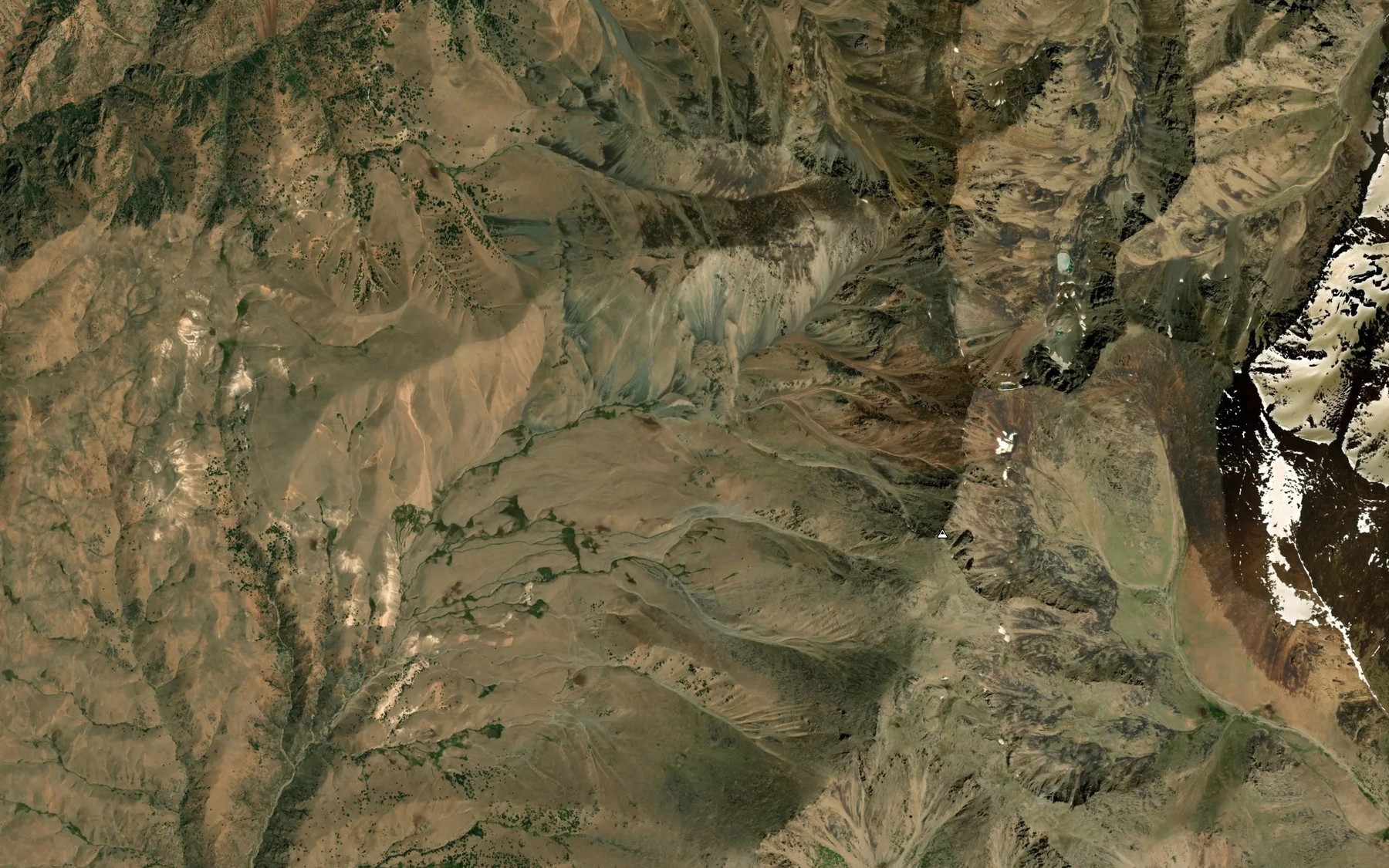 Satellite map of the Ozero Kuruk-Kel' Vostochnyy
