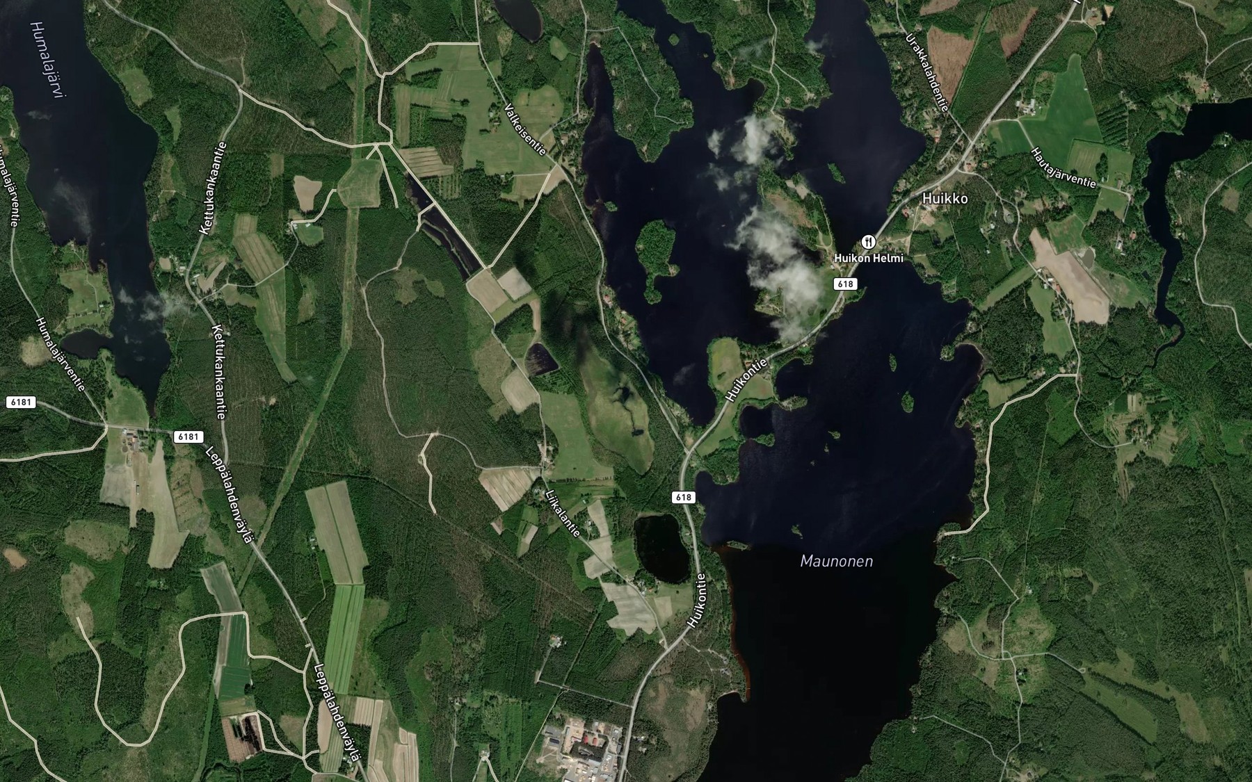 Satellite map of the Liikalanlampi