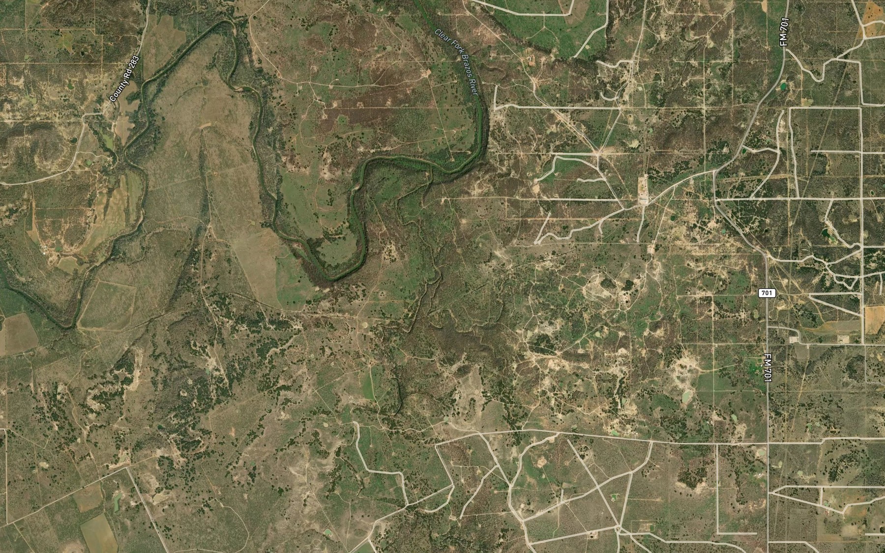 Satellite map of the Long Branch