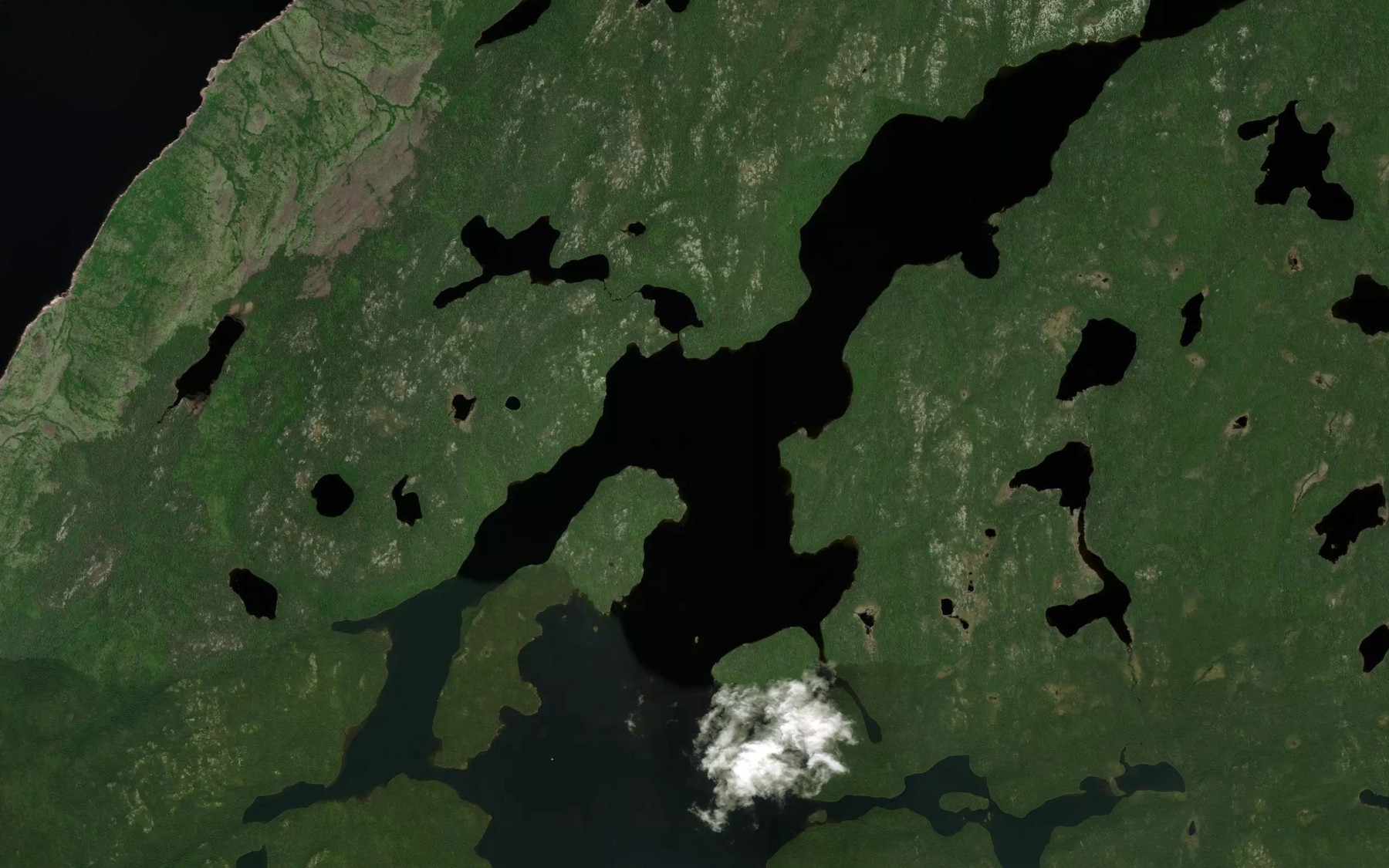 Satellite map of the Lac Buit