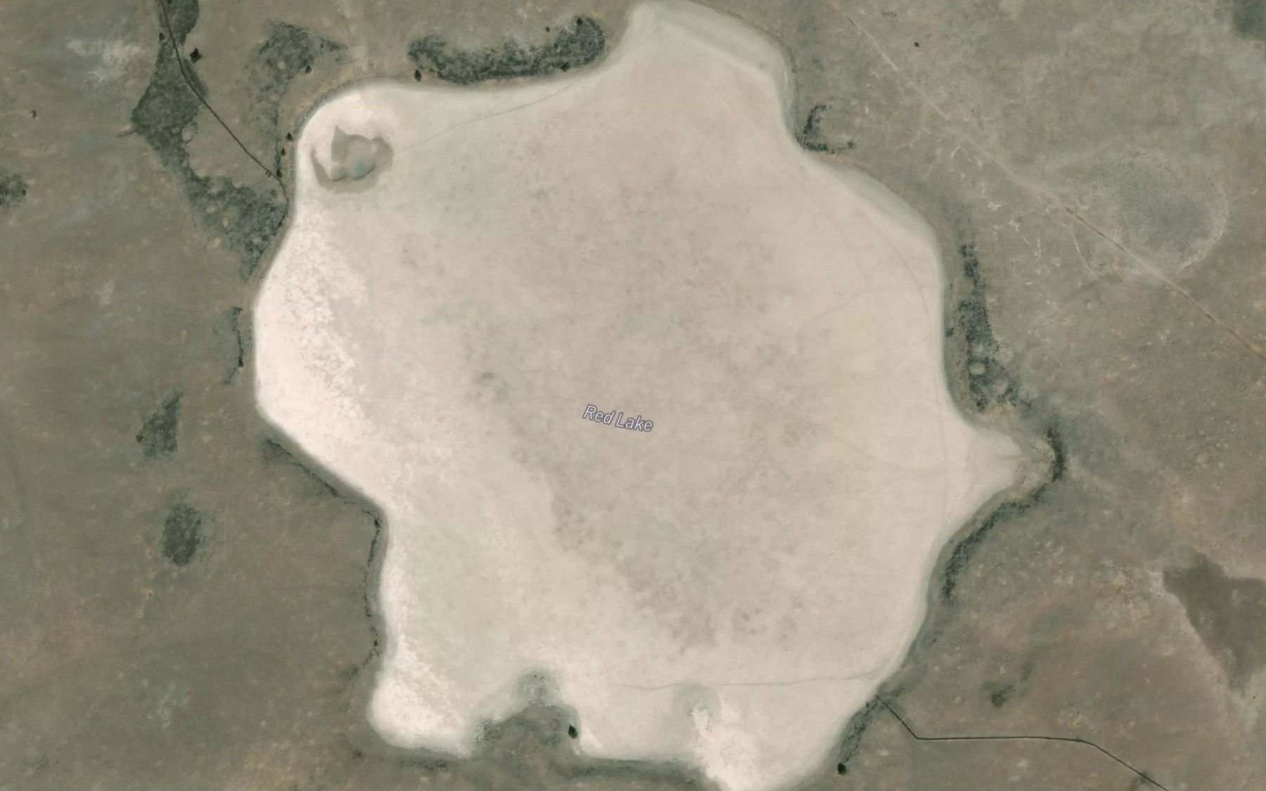 Satellite map of the Red Lake