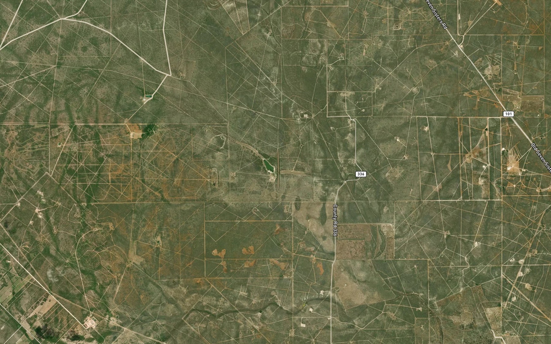 Satellite map of the Soil Conservation Service Site 5 Reservoir