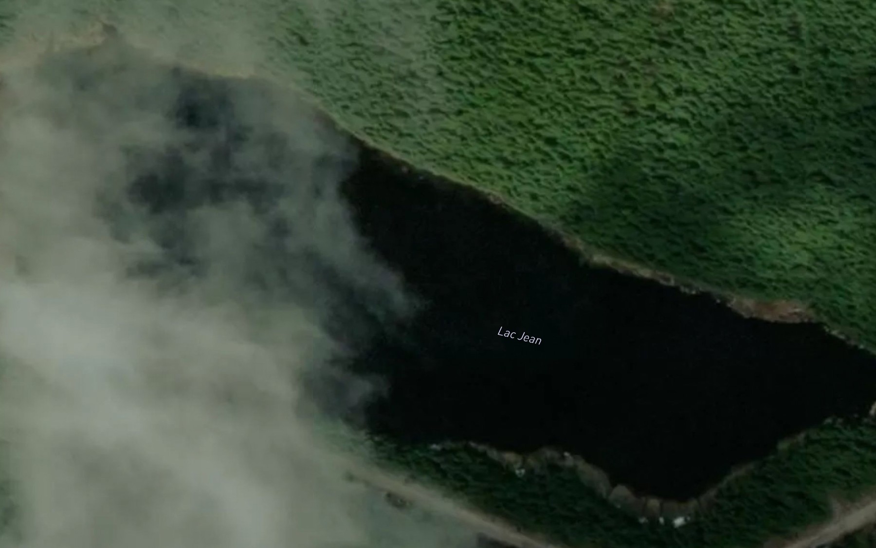 Satellite map of the Lac Jean