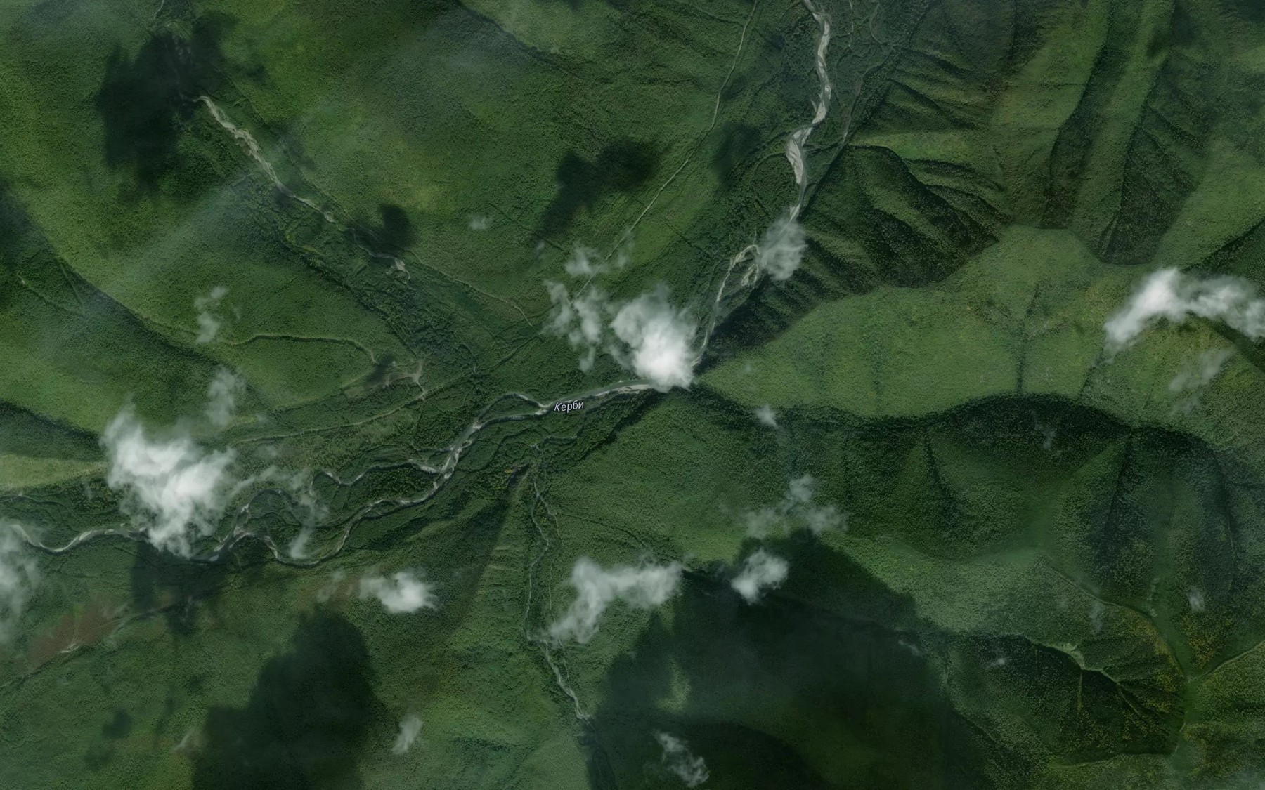 Satellite map of the Mukchaki
