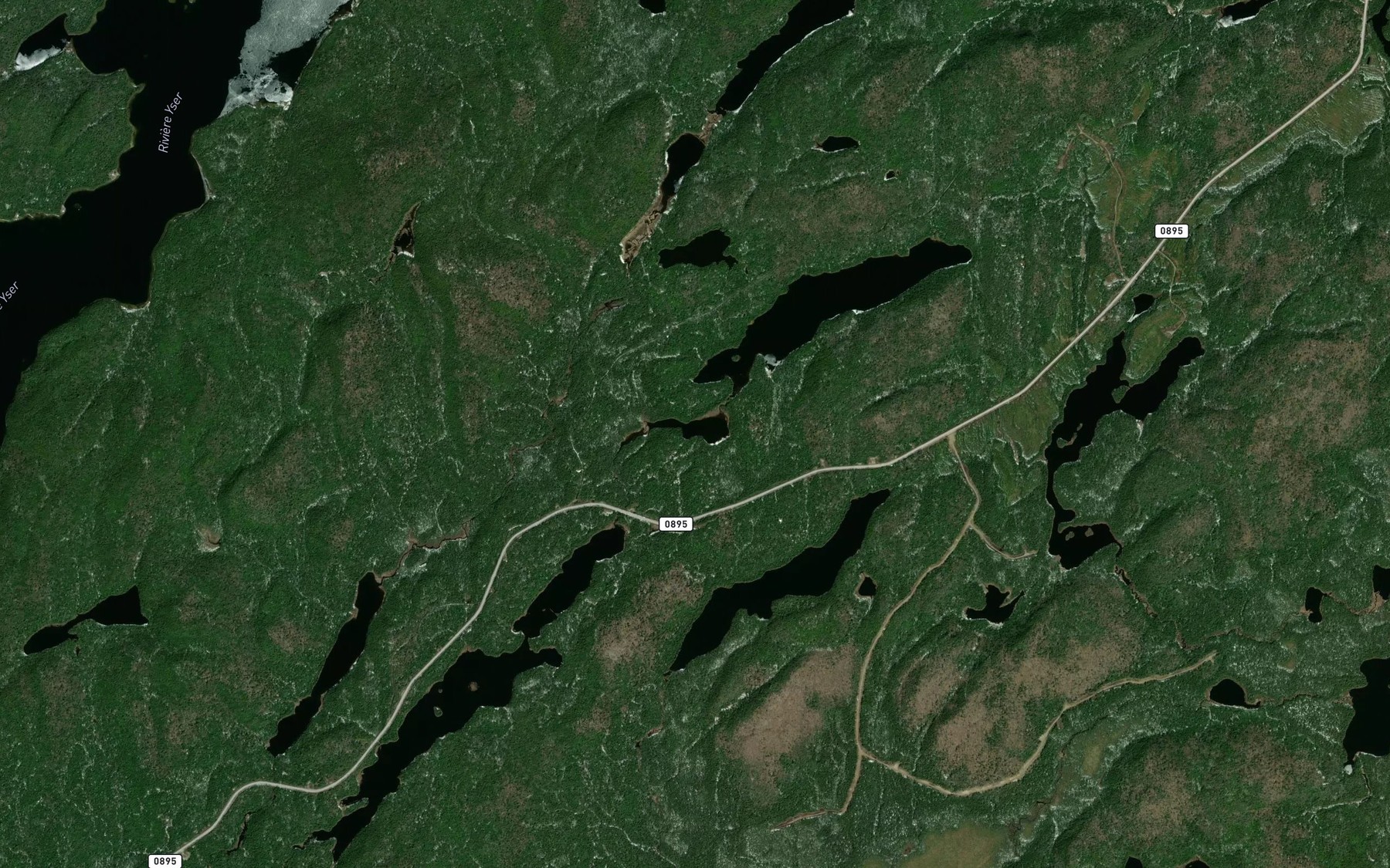 Satellite map of the Lac Leix