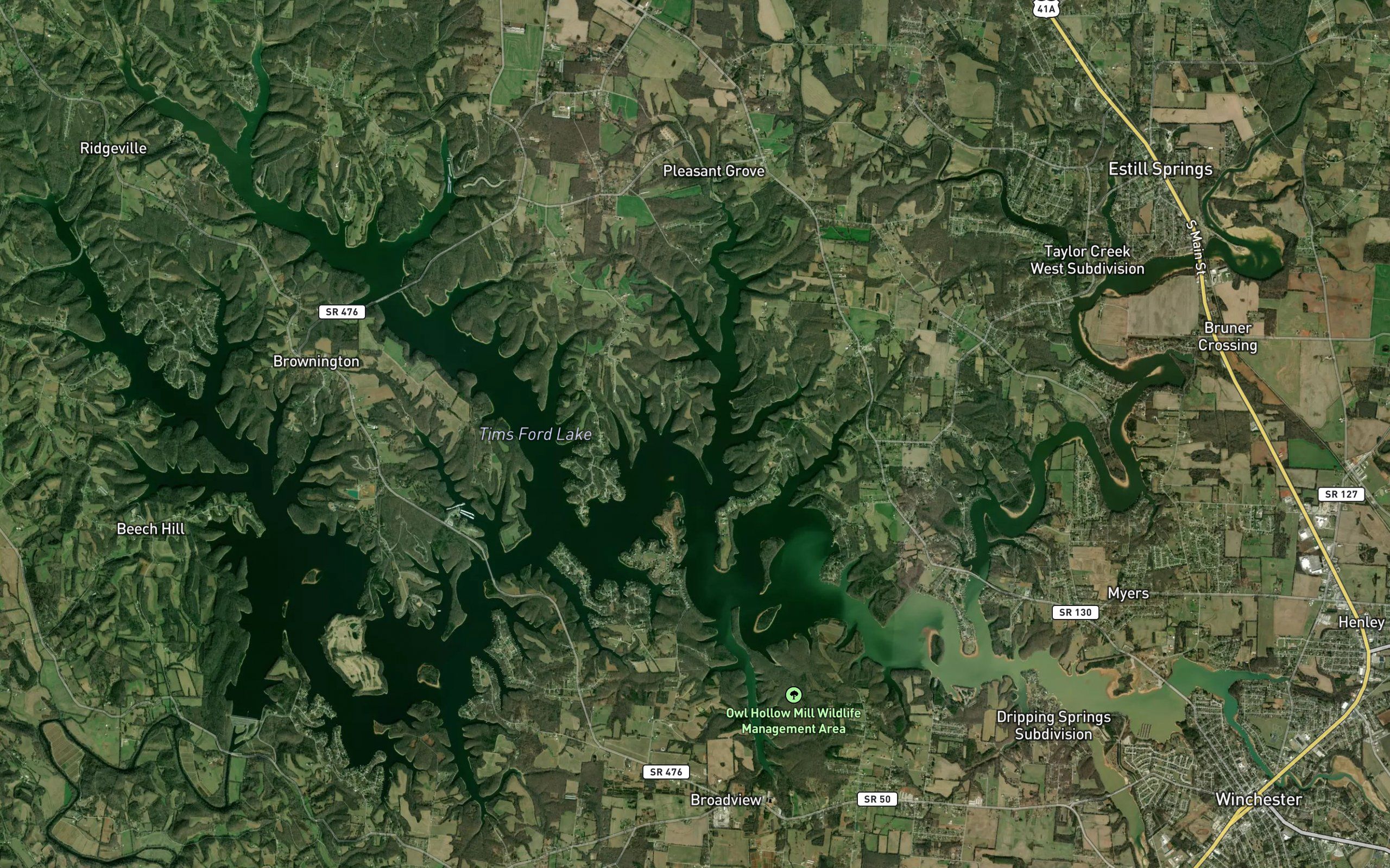 Tims Ford Lake