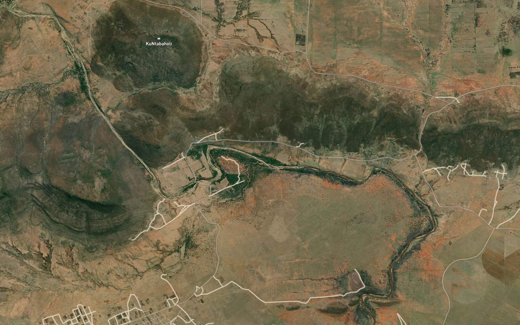 Satellite map of the Mkonjana