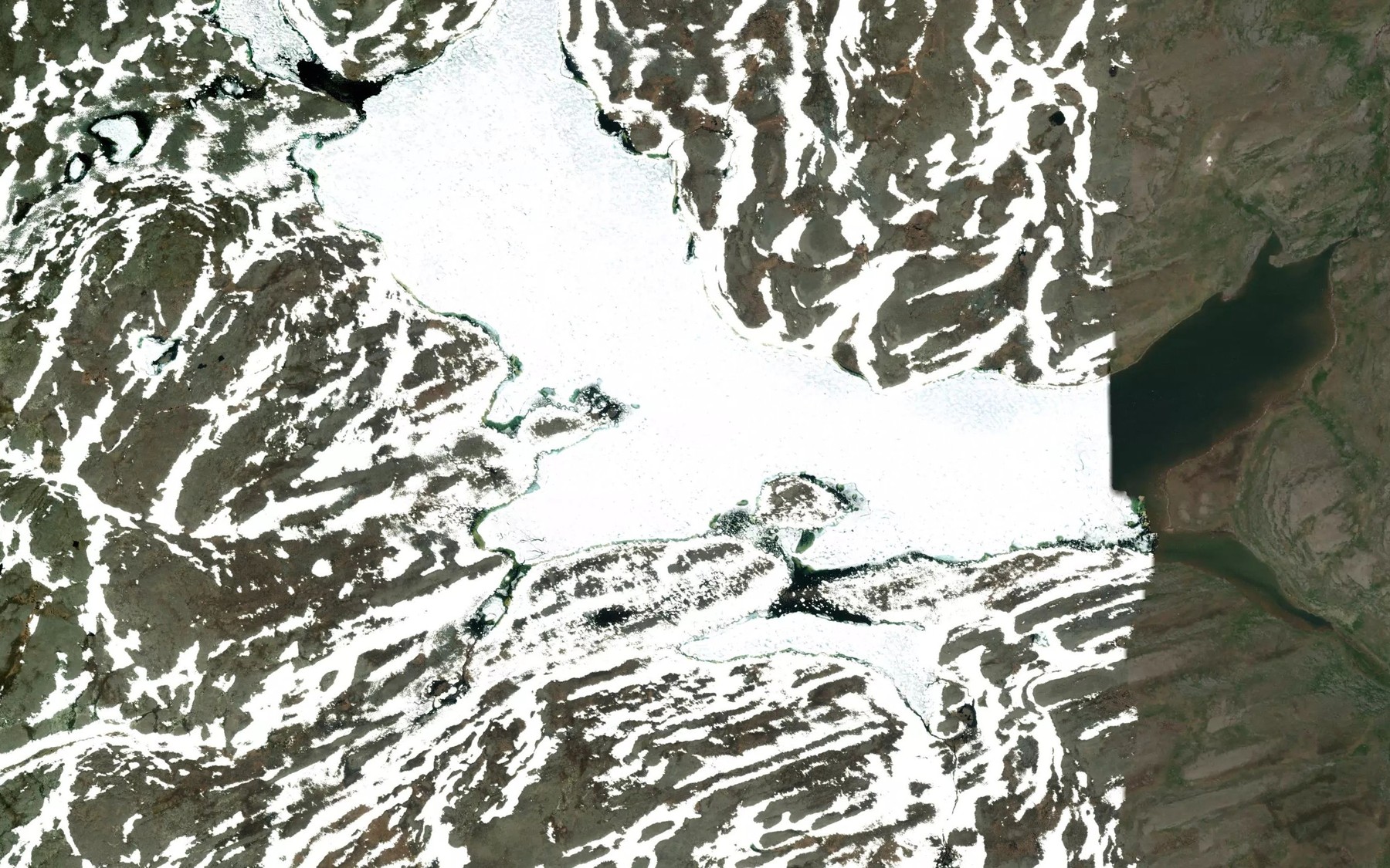 Satellite map of the Lac Kapakushiniuakamat
