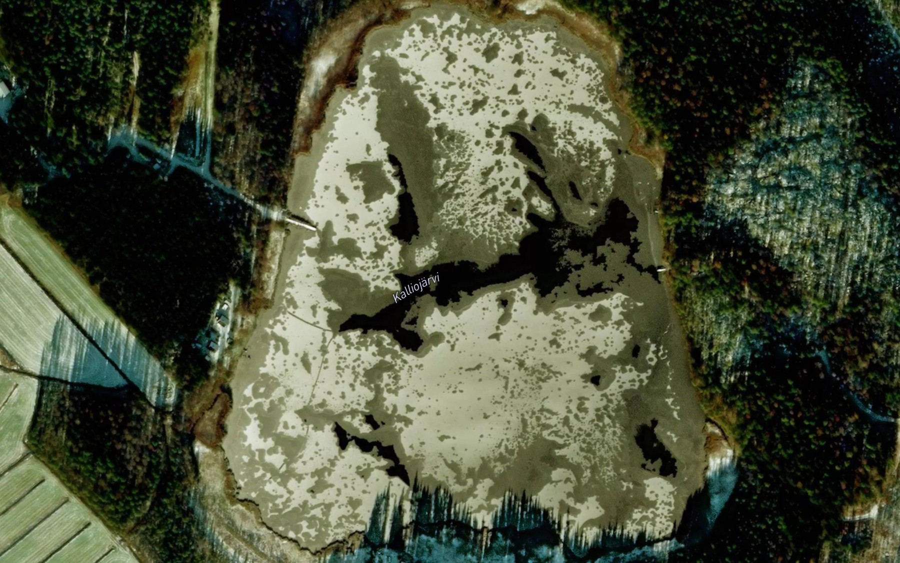 Satellite map of the Kalliojarvi