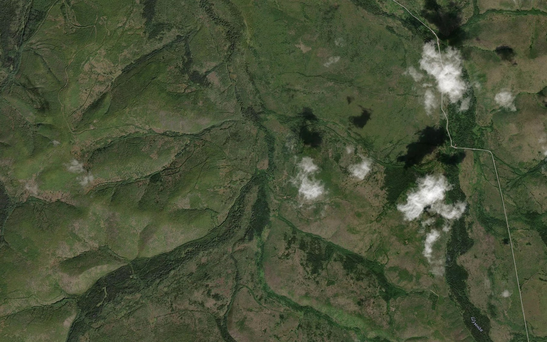 Satellite map of the Prozrachnyy