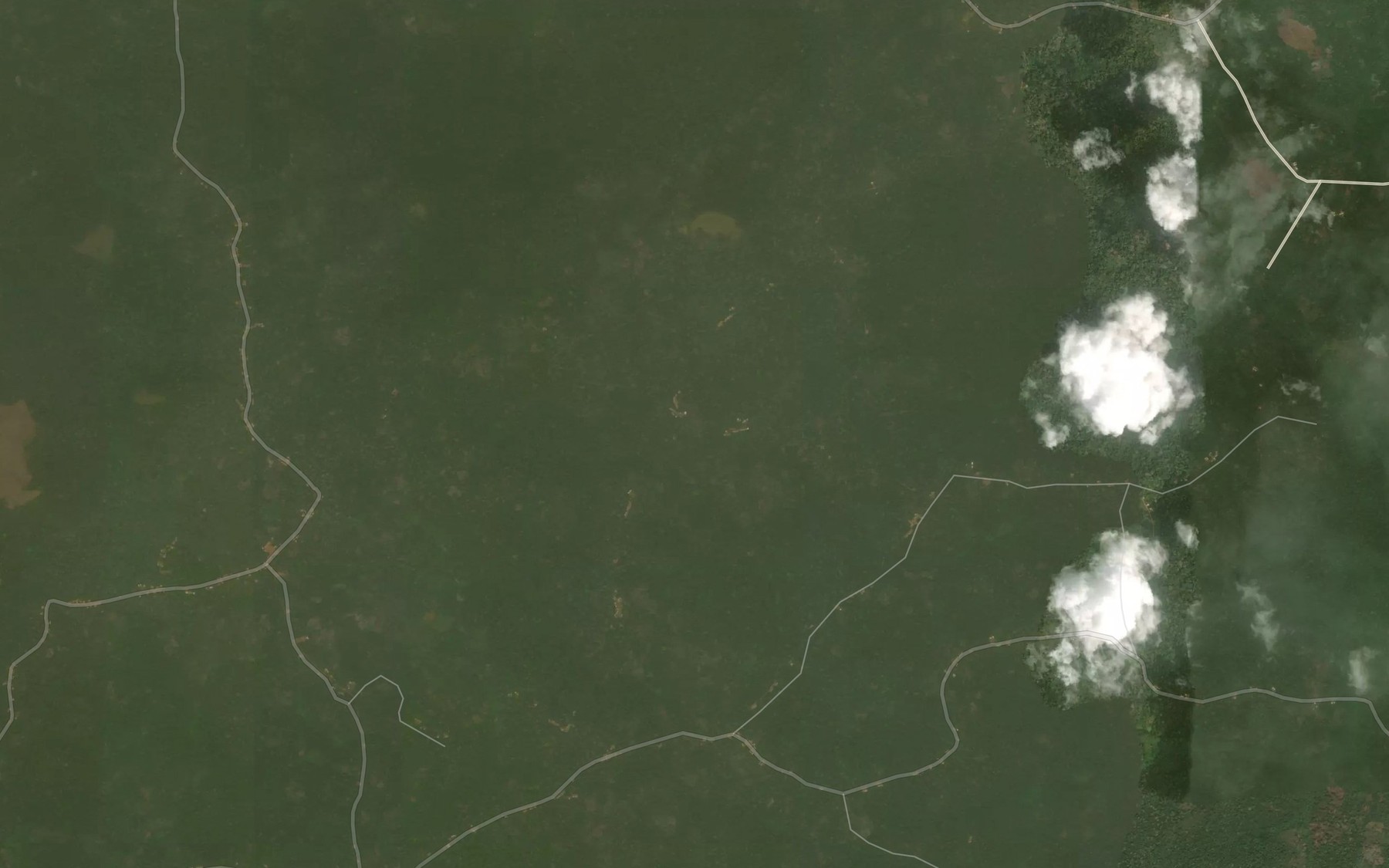 Satellite map of the Kangala