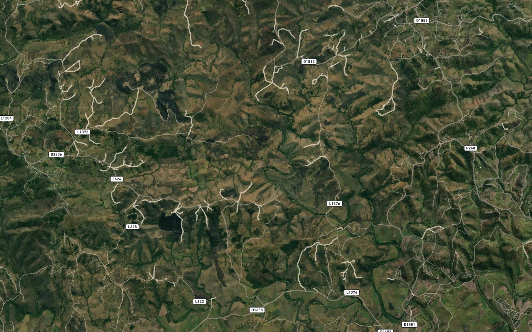 Satellite map of the Mpumazi