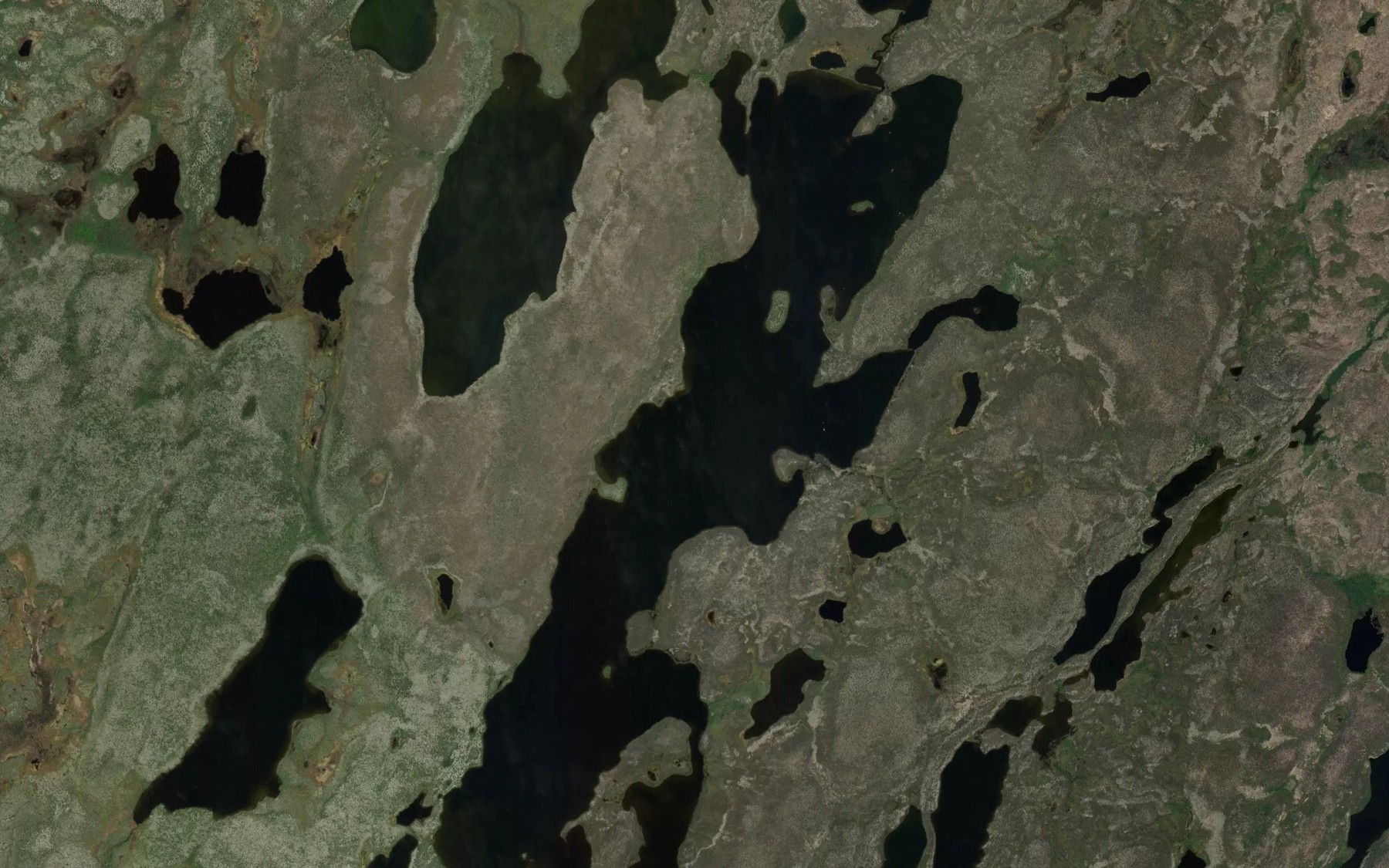Satellite map of the Endert Lake