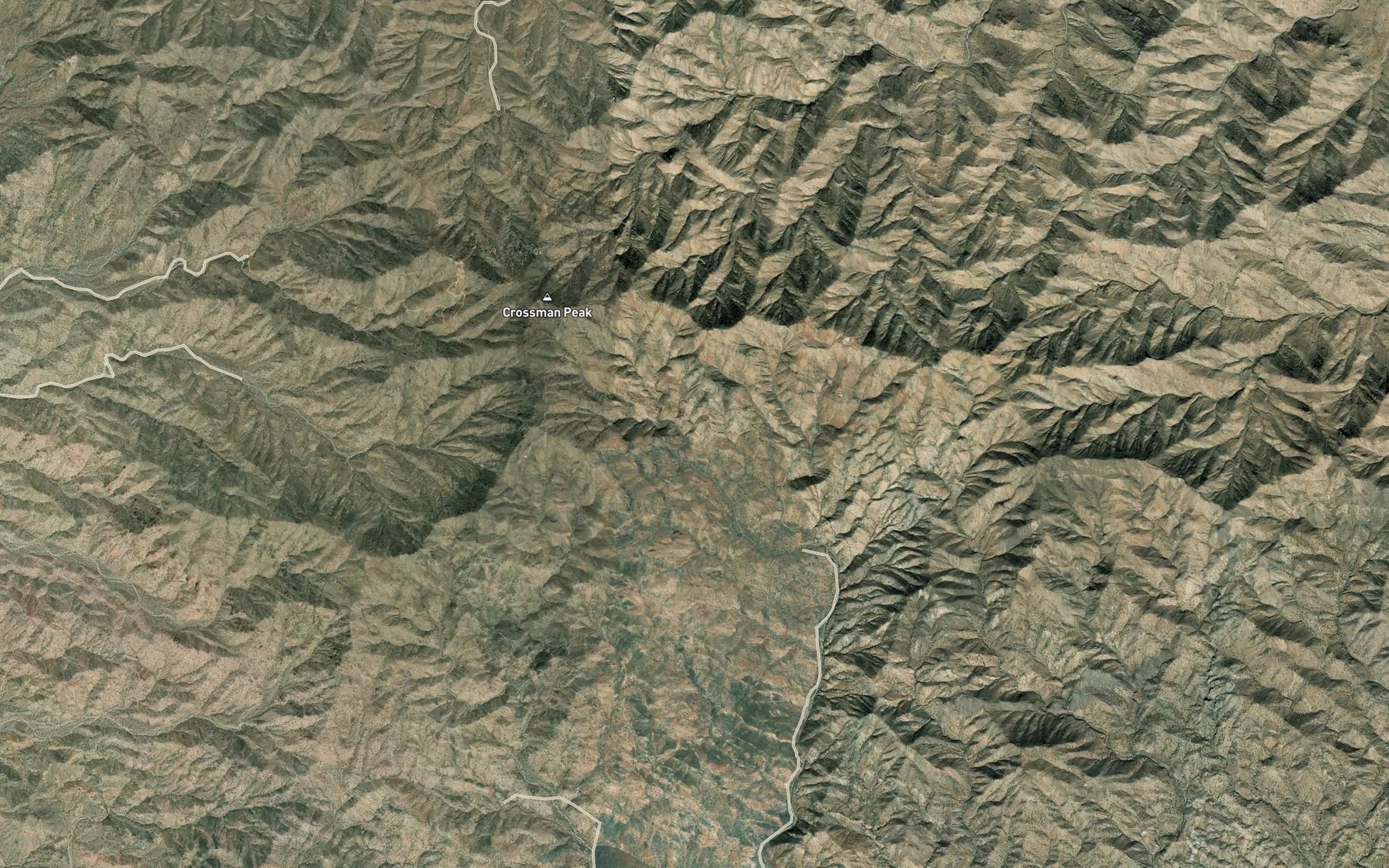 Satellite map of the Jupiter Spring