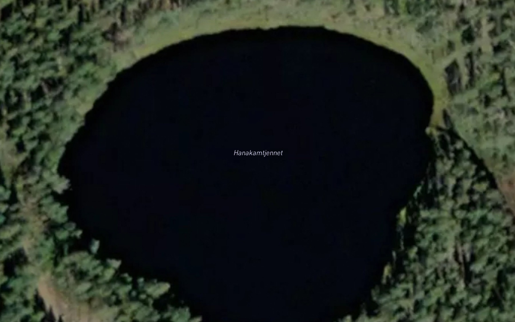 Satellite map of the Hanakamtjernet