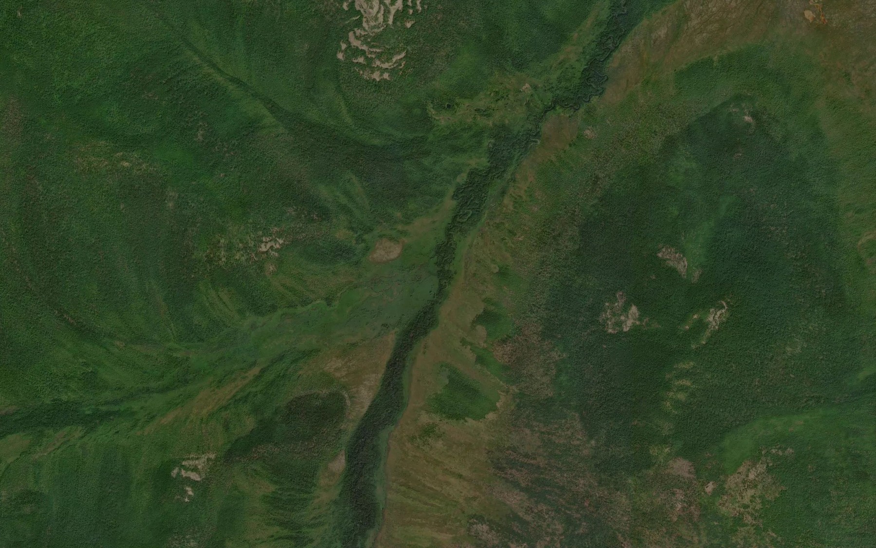 Satellite map of the Zapadnyy