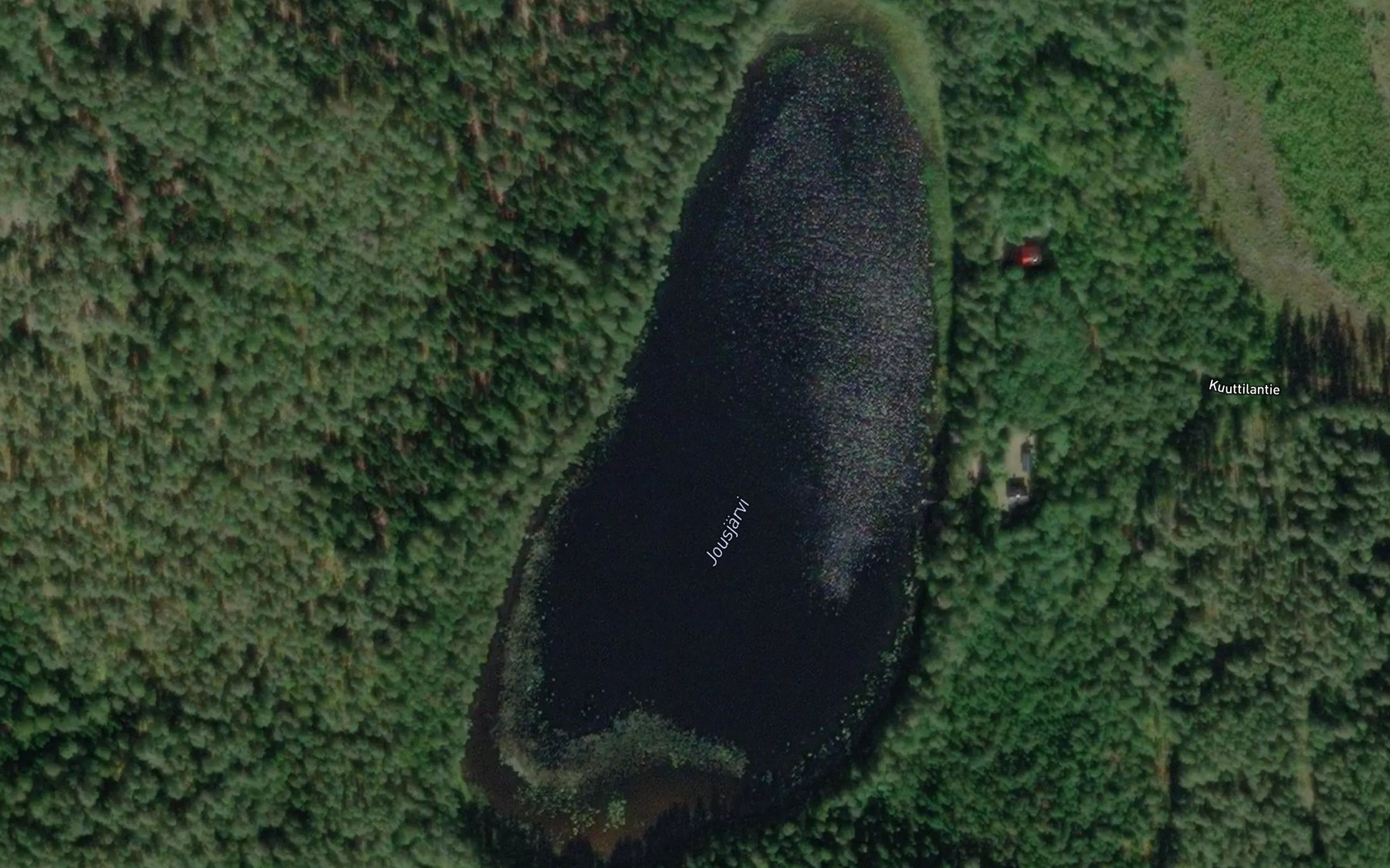 Satellite map of the Jousjarvi