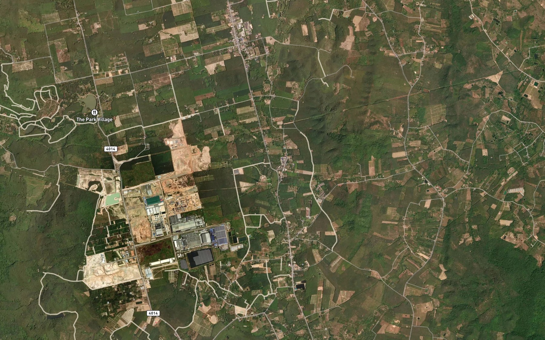 Satellite map of the Khlong Saphan Chang
