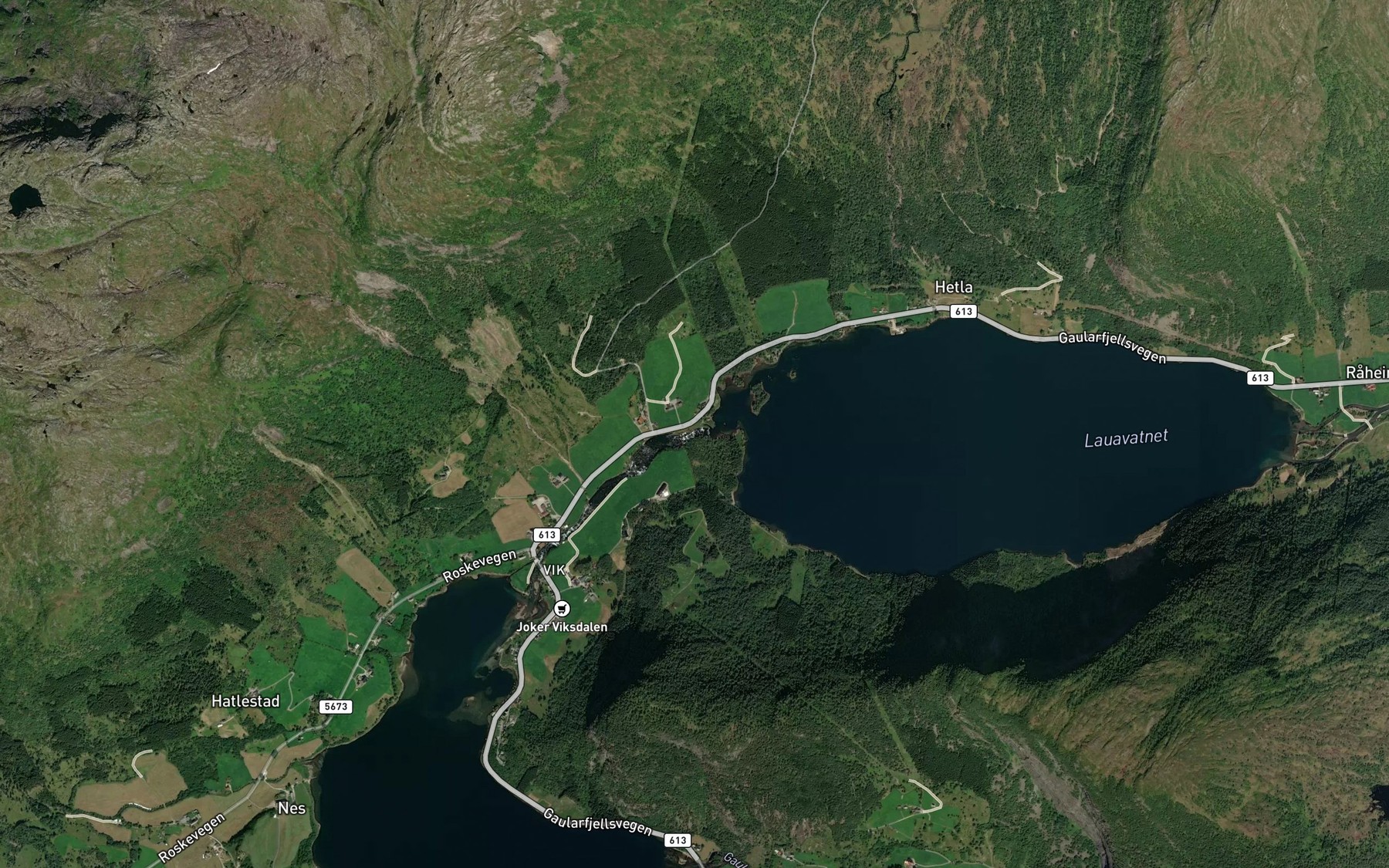 Satellite map of the Soget