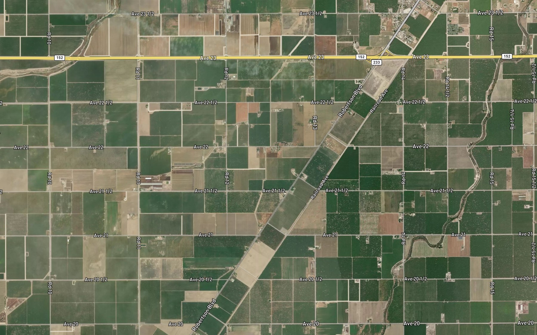 Satellite map of the Bethel Canal