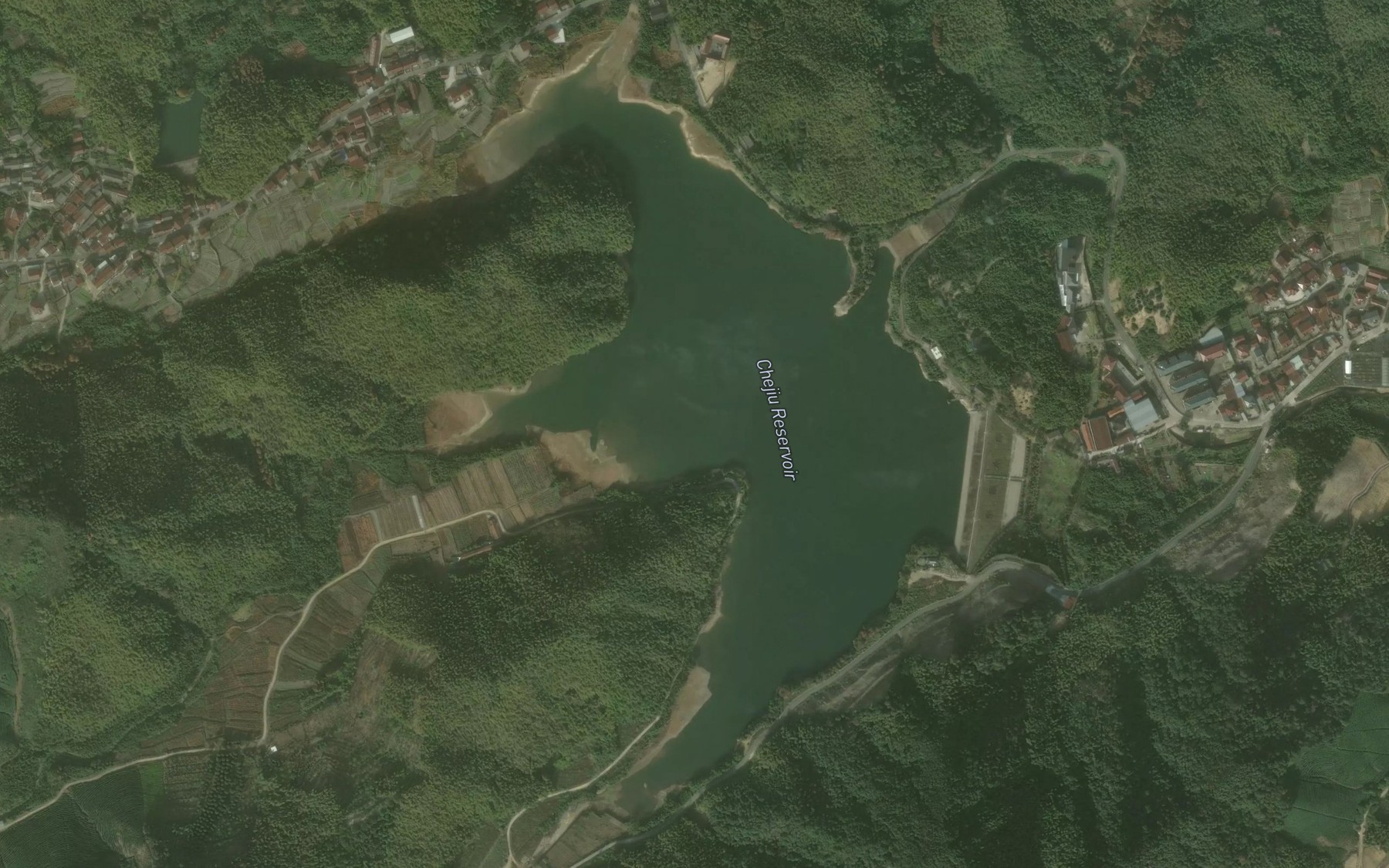 Satellite map of the Chejiu