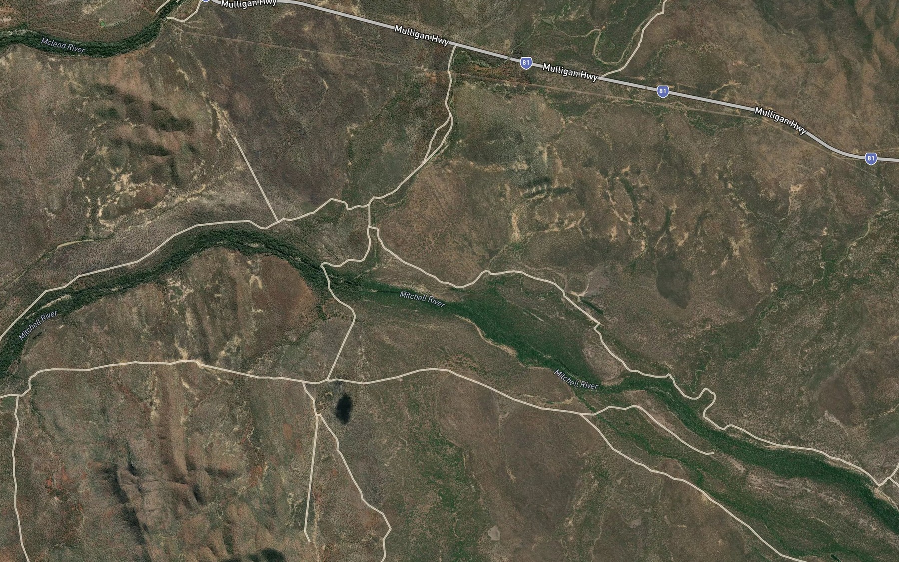 Satellite map of the Battle Creek