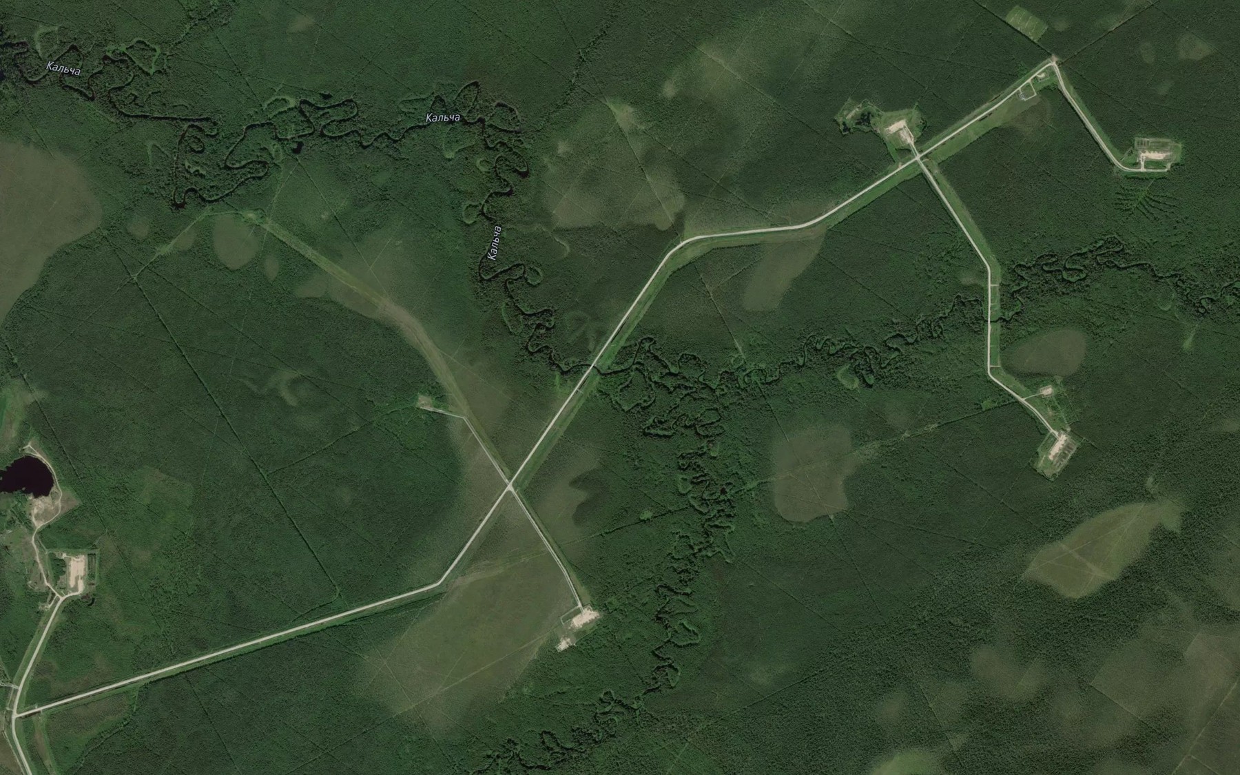 Satellite map of the Kachkar