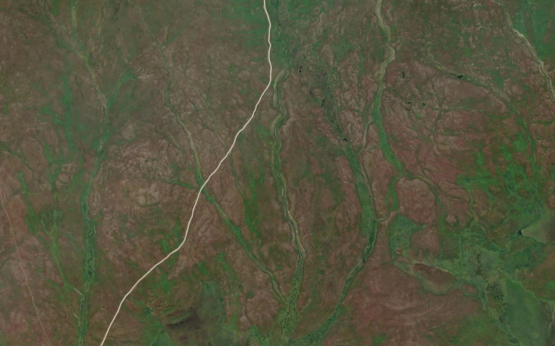 Satellite map of the Gaeggejakka