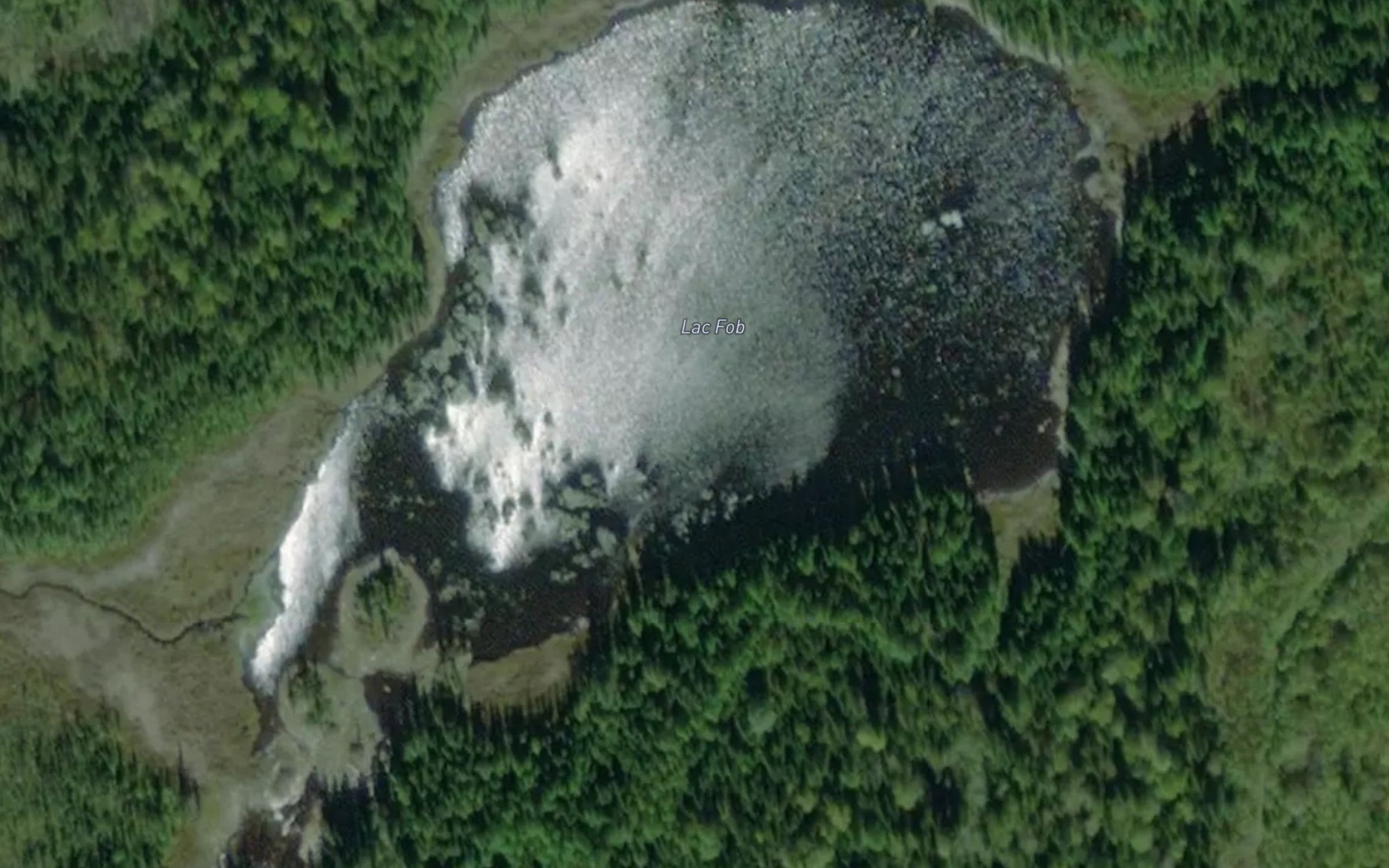 Satellite map of the Lac Fob