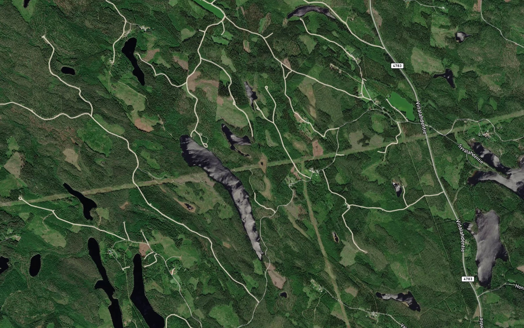 Satellite map of the Silmanne