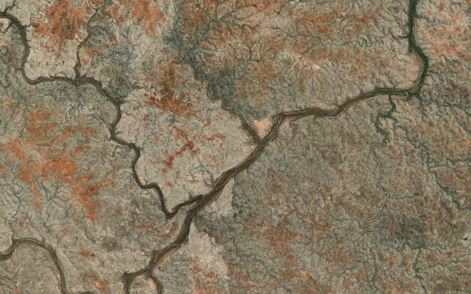Satellite map of the Goonooma Creek