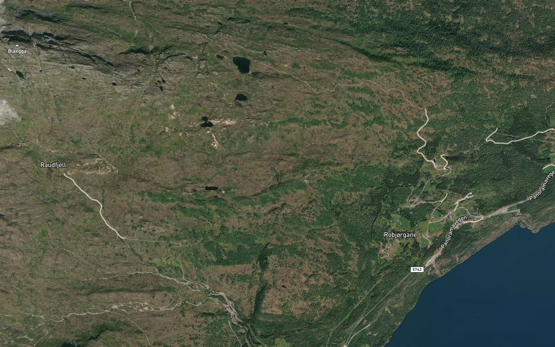 Satellite map of the Robjorgdemma