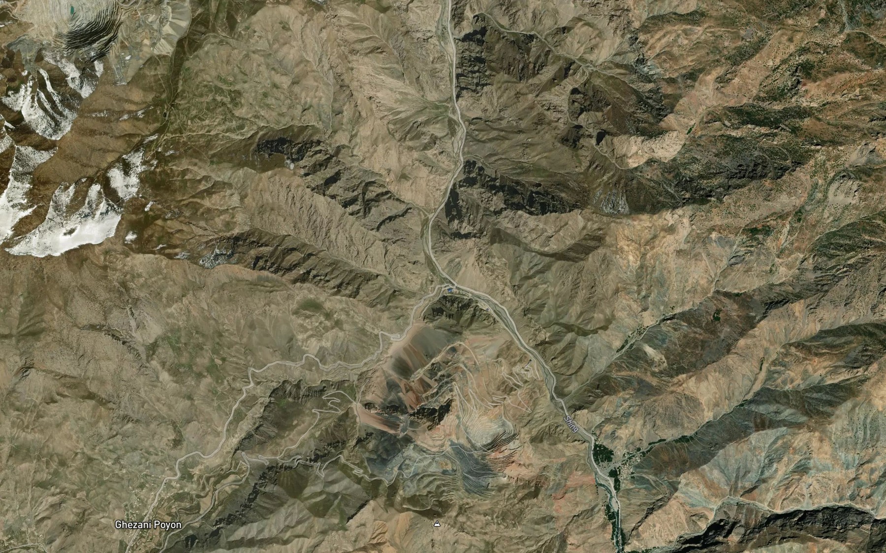Satellite map of the Shing