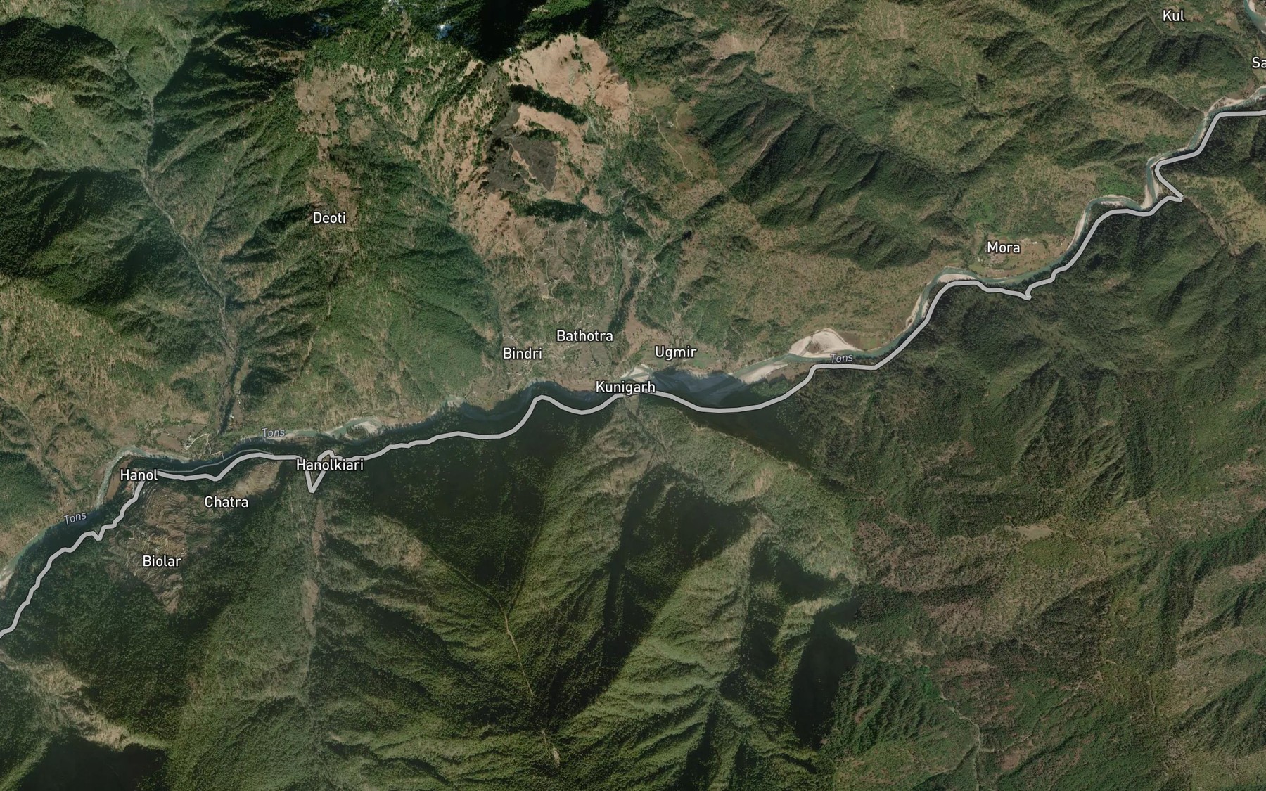 Satellite map of the Kuni Gad