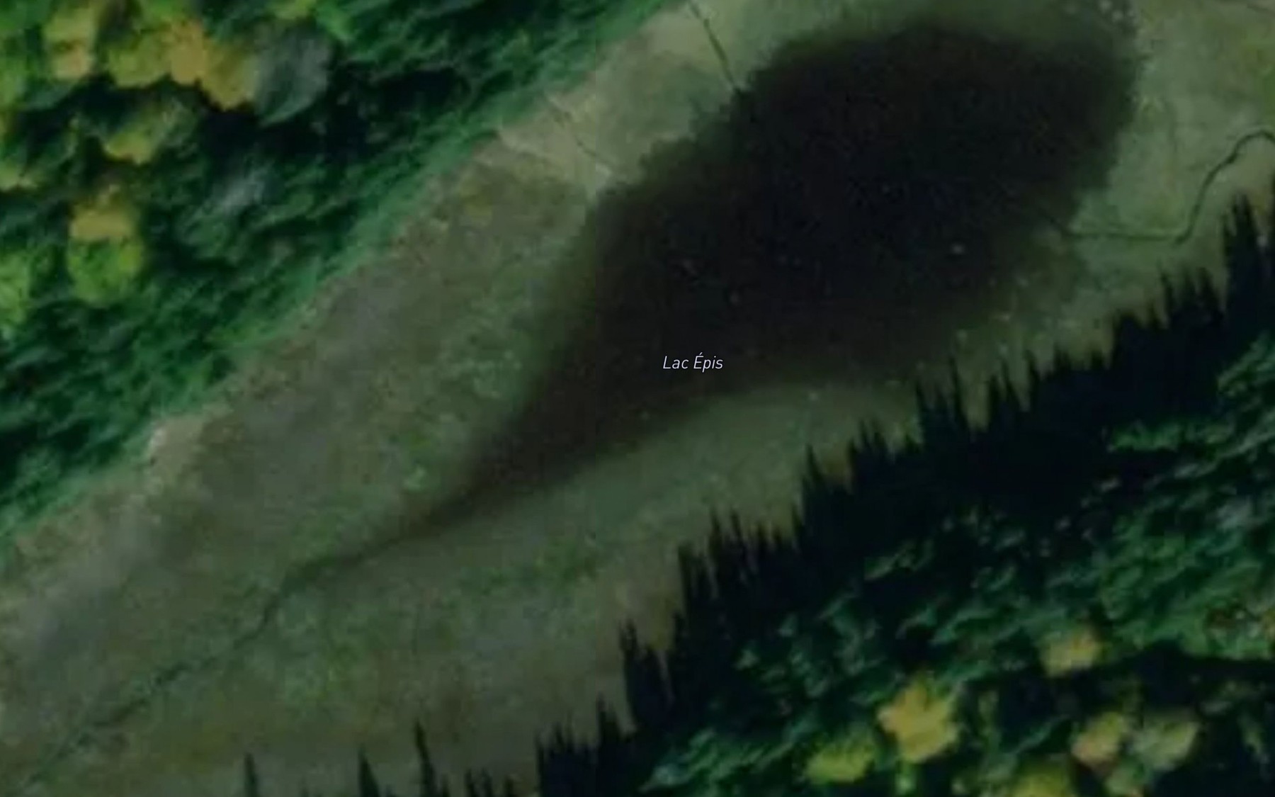 Satellite map of the Lac Epis