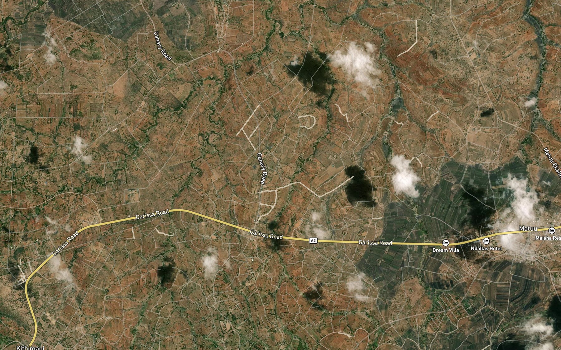 Satellite map of the Kamwituuo