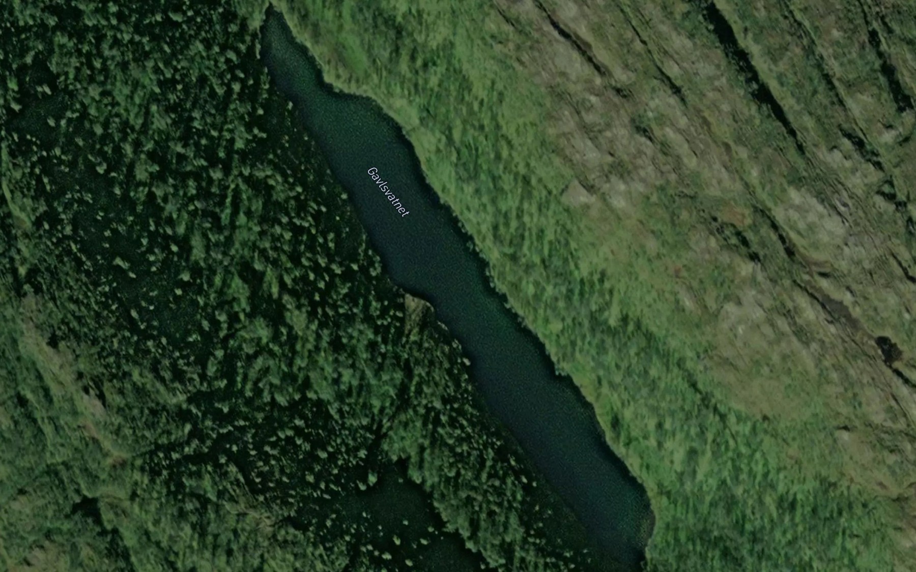Satellite map of the Gavlsvatnet