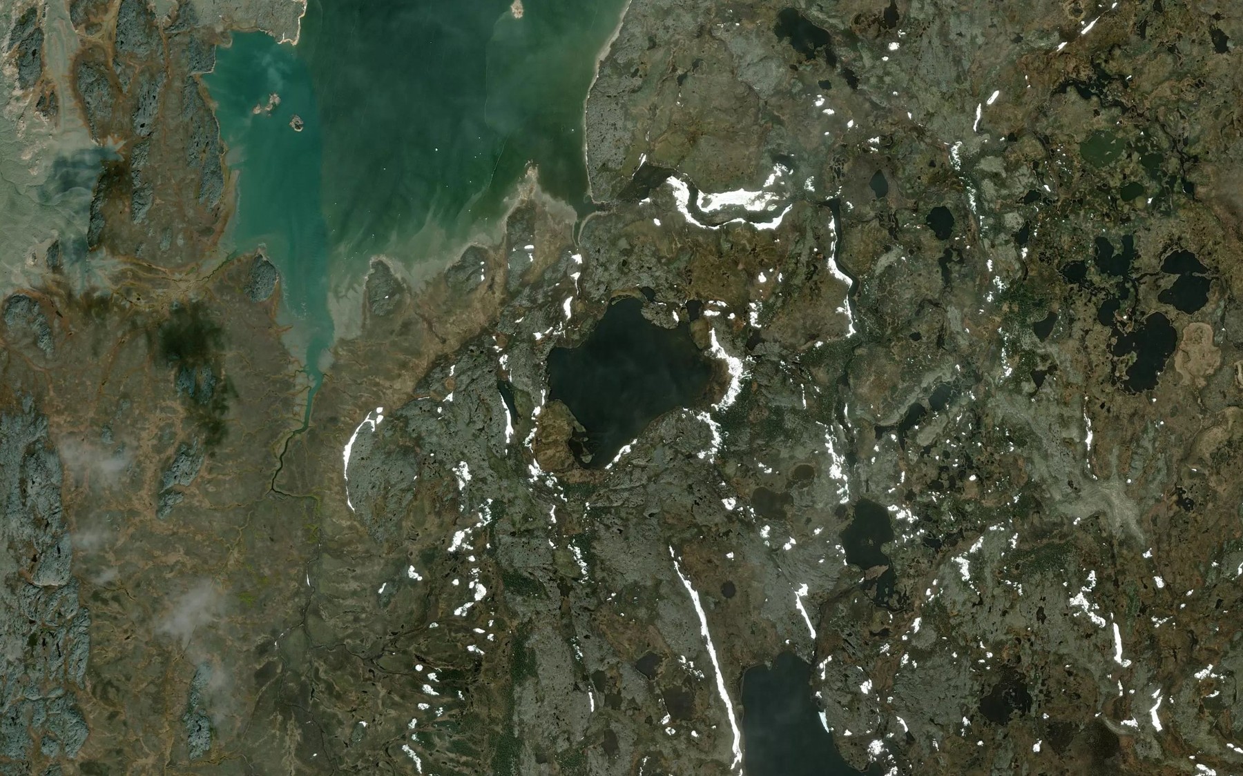 Satellite map of the Lac Ursiriq